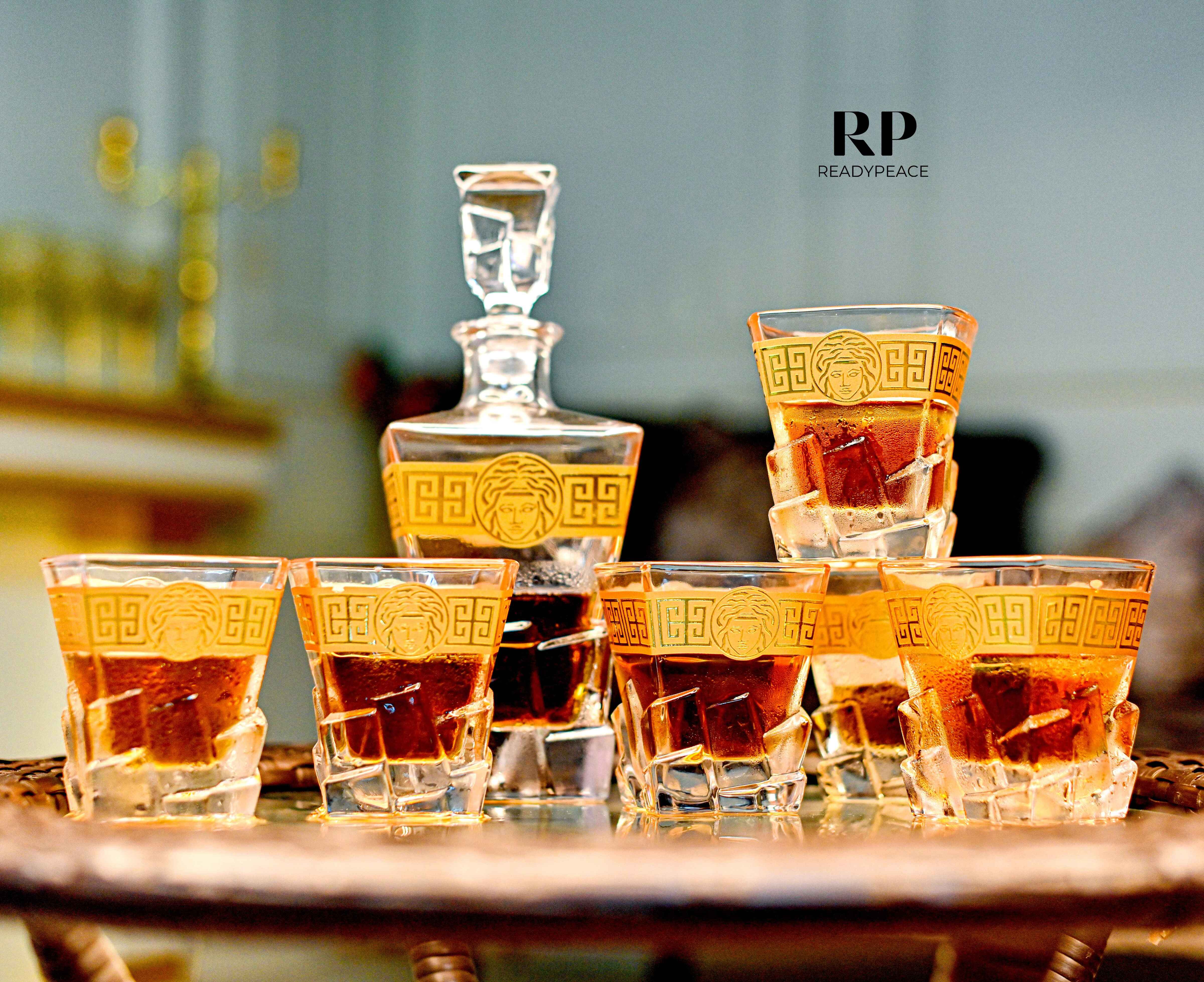 Iris Gold Plated Versace Bar Case (Set of 12)