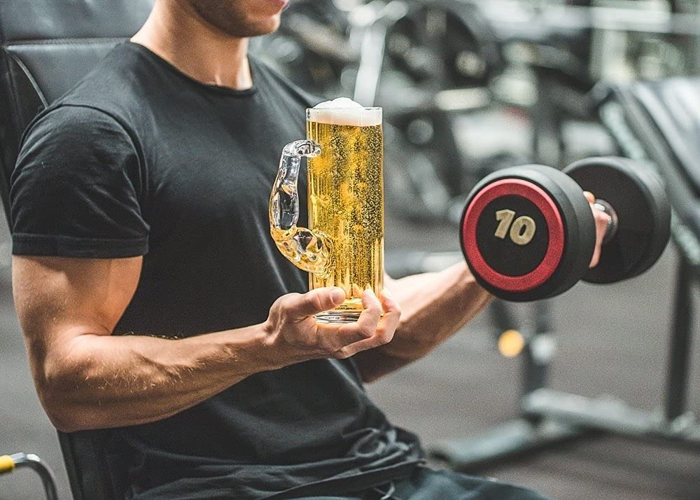 Muscle Beer Mug (600 ml)