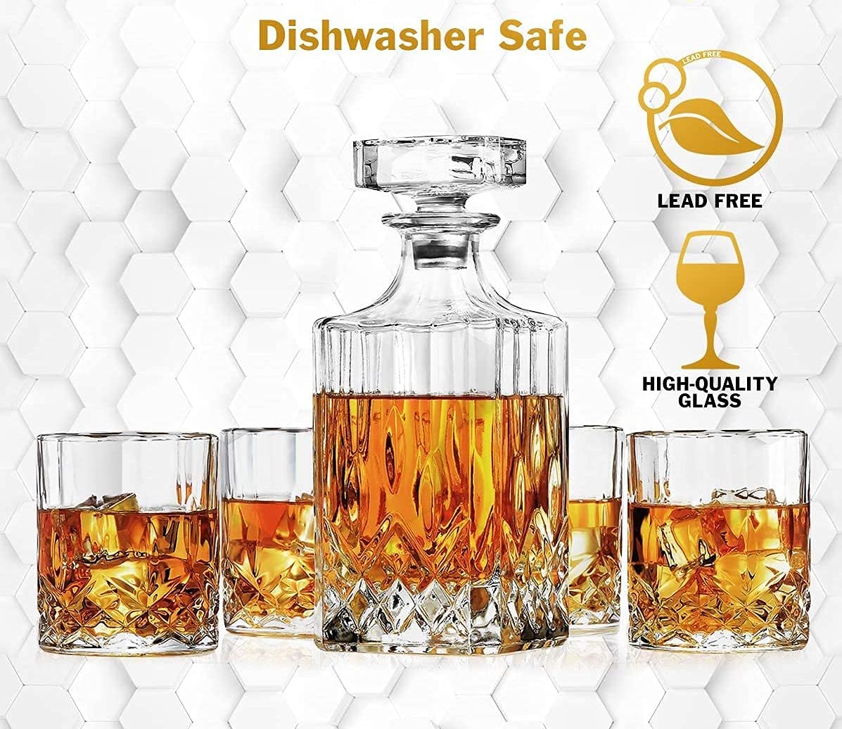 Opera 7Pcs Decanter Set with Glass