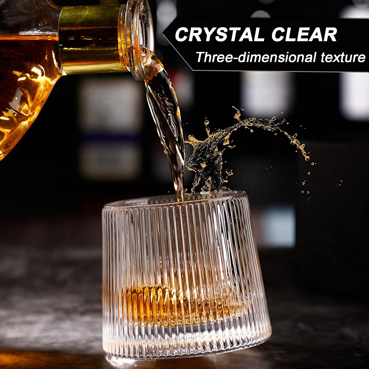 Rock & Roll whiskey glass