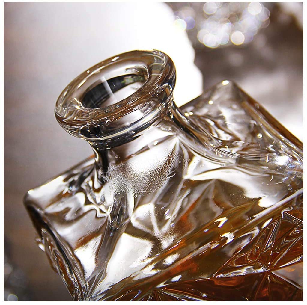 Diamond Whiskey Crystal Decanter