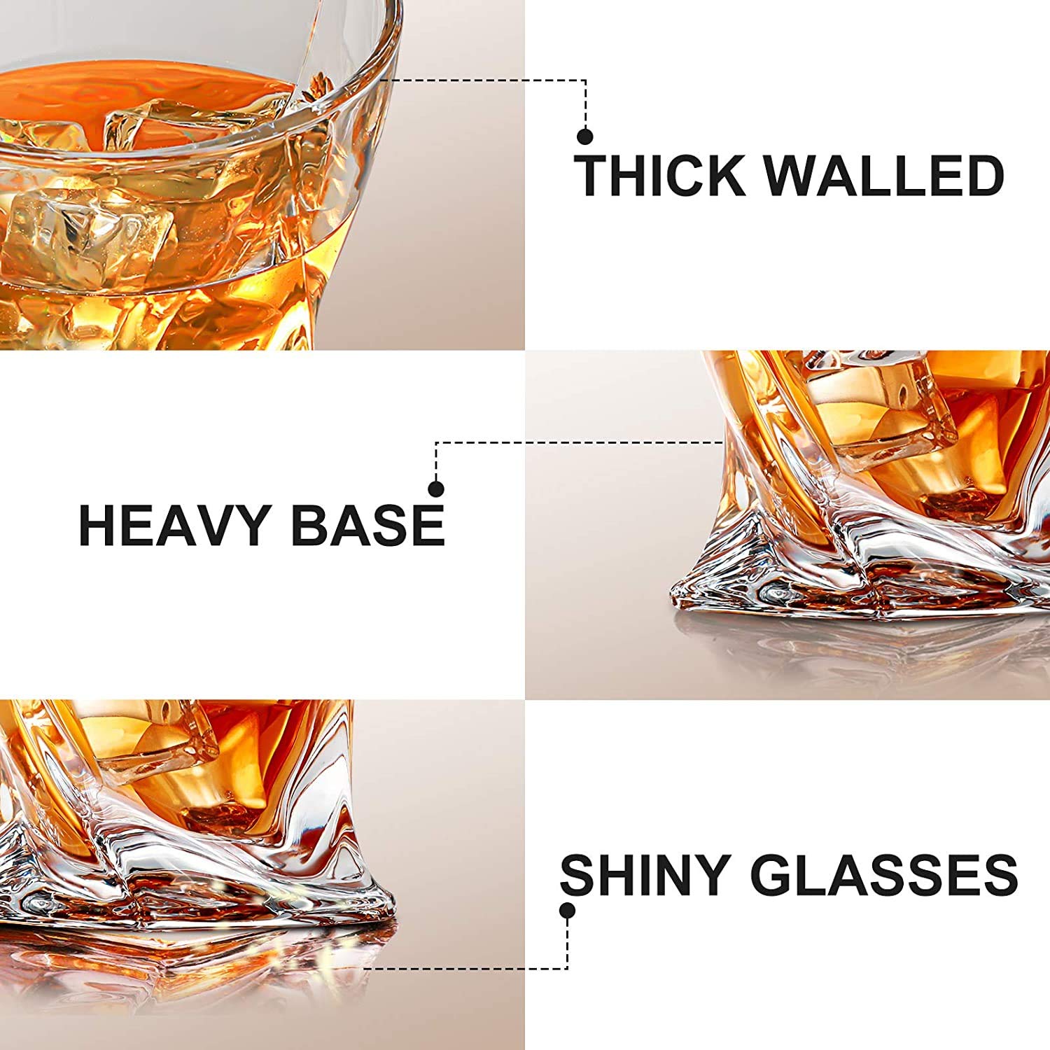 The Epic Twist Whiskey Glass