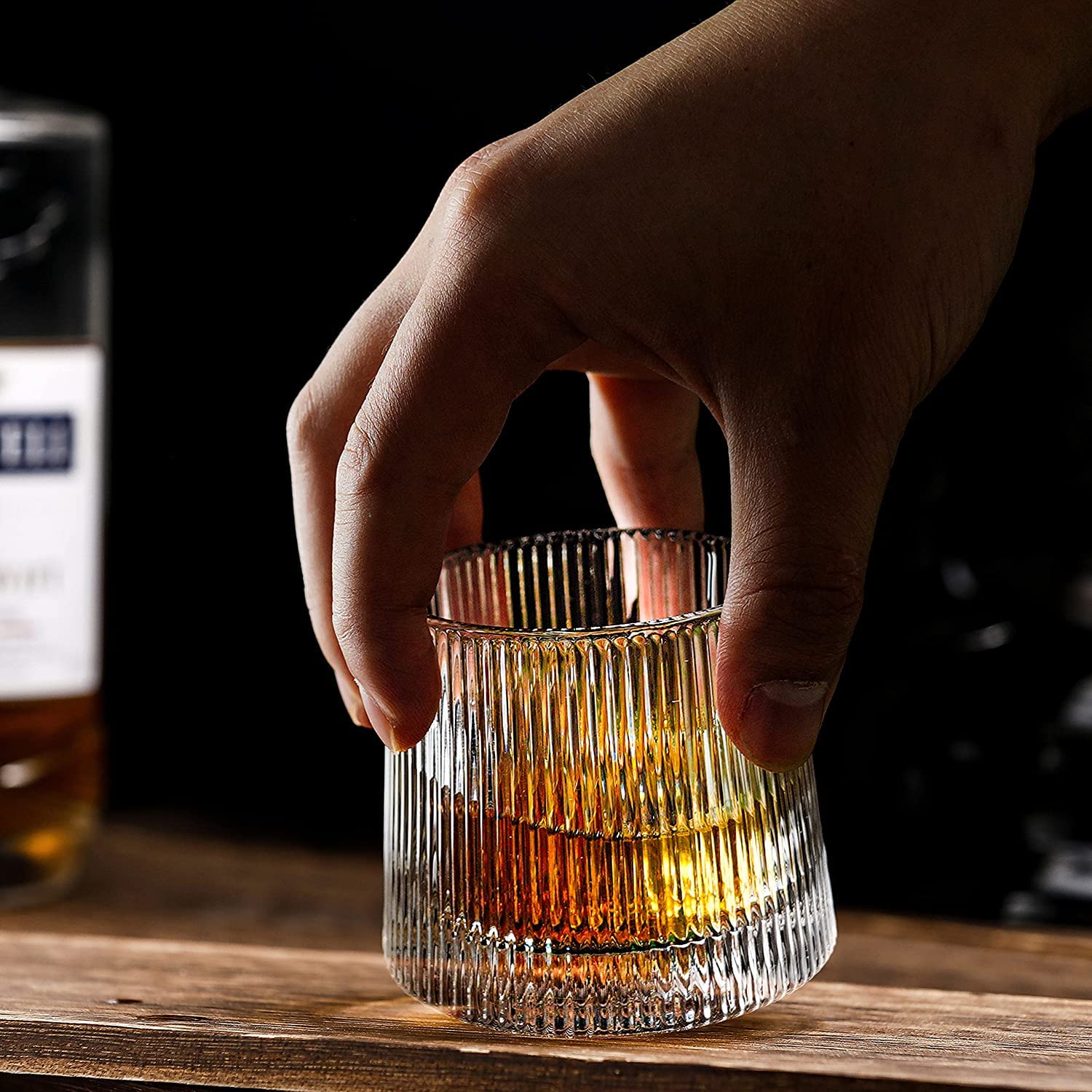 Rock & Roll whiskey glass