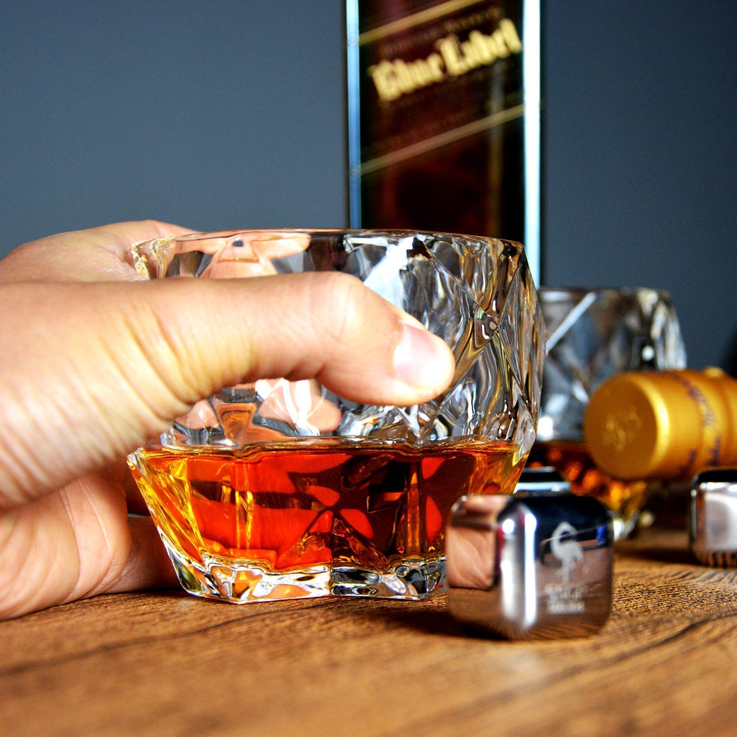 Madison Rock Whiskey Glass