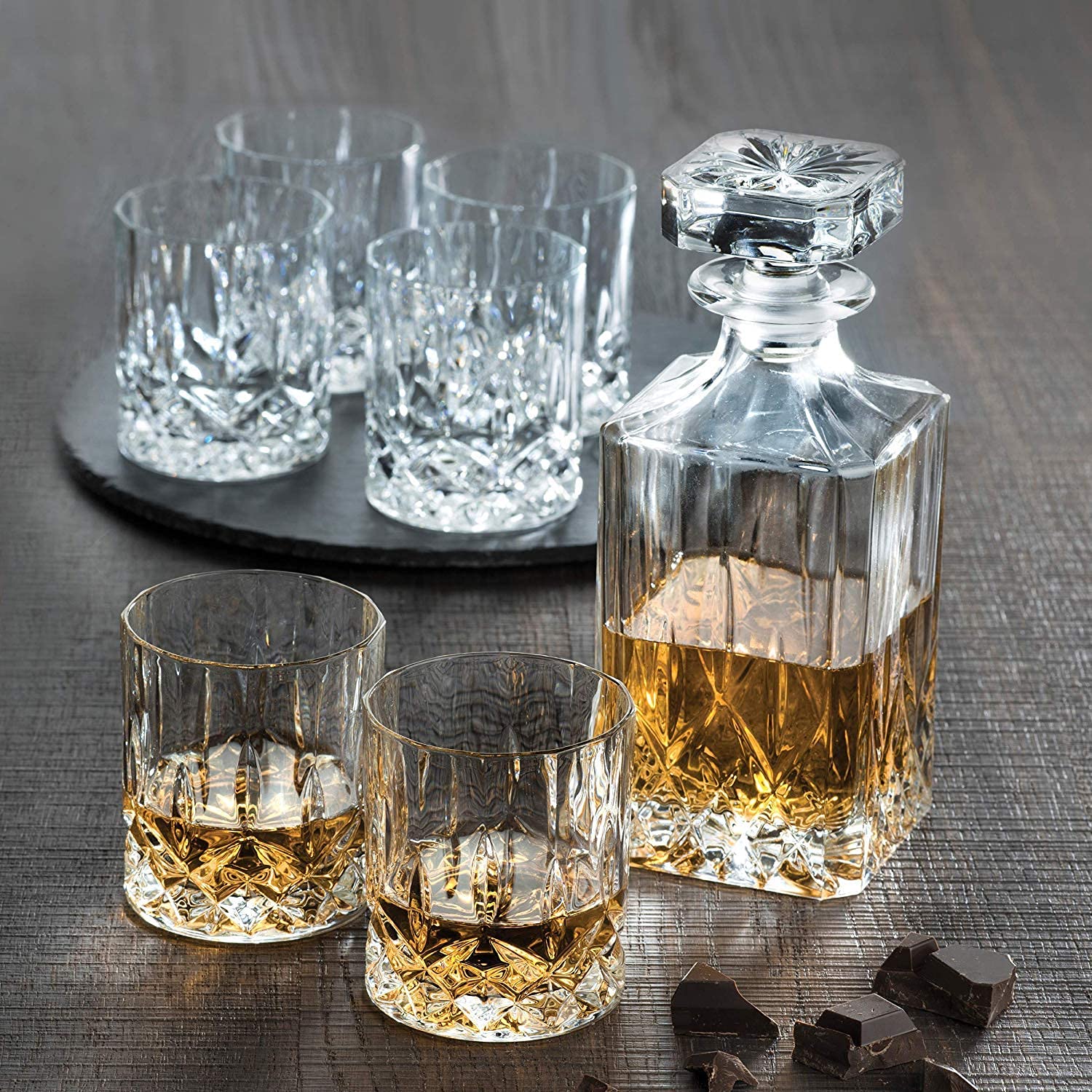 Opera 7Pcs Decanter Set with Glass