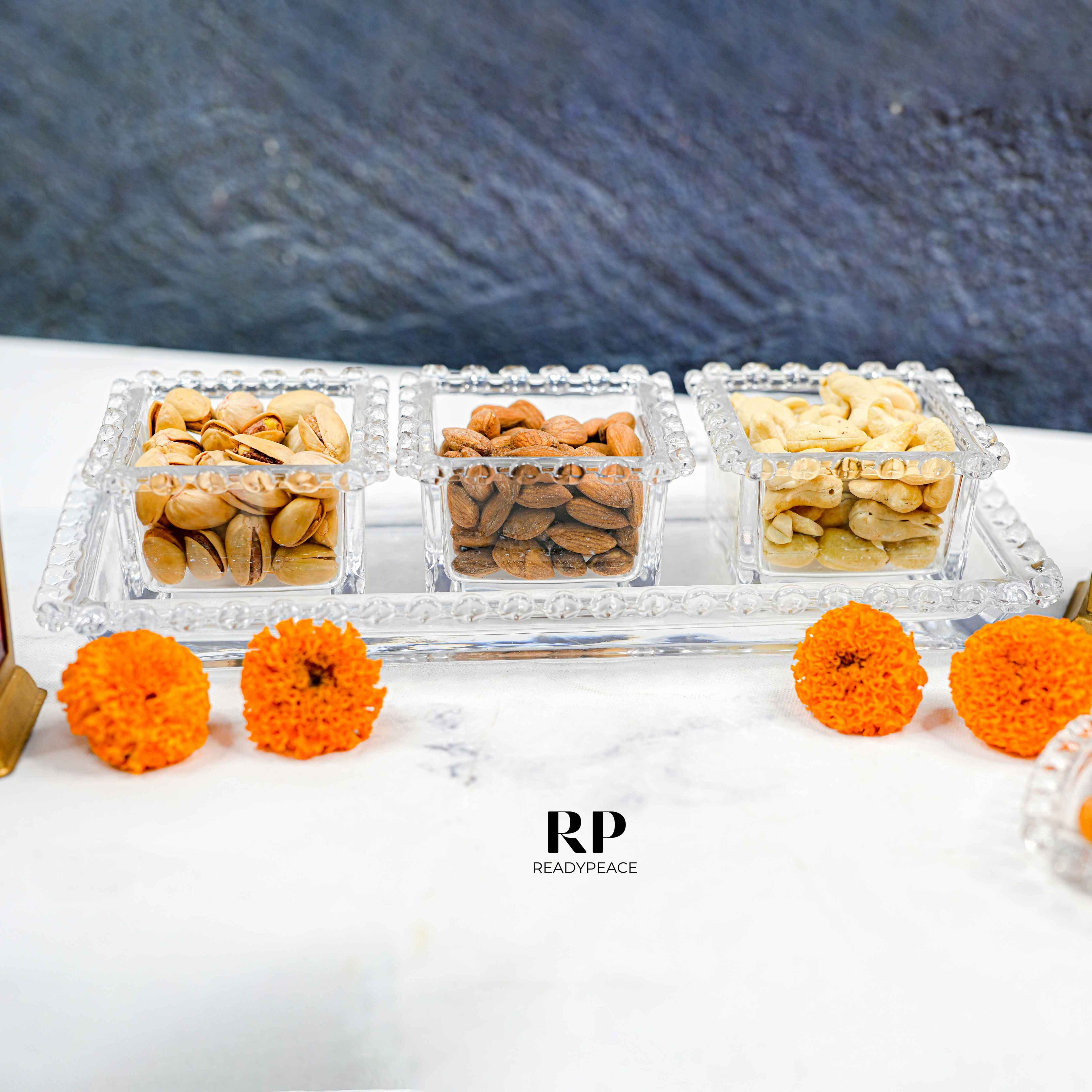 Adore Heart 4 Pcs Serving Set