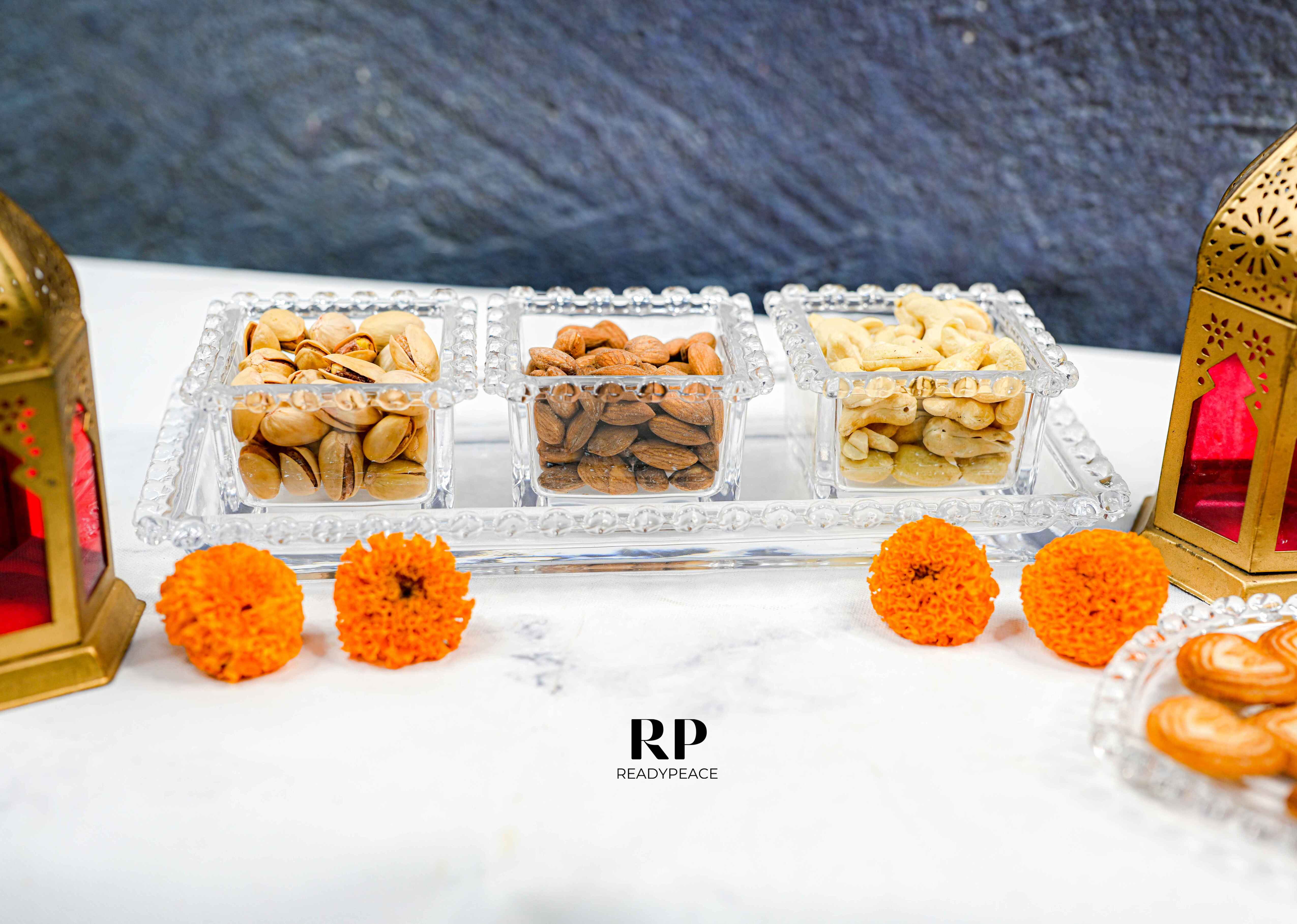 Adore Heart 4 Pcs Serving Set