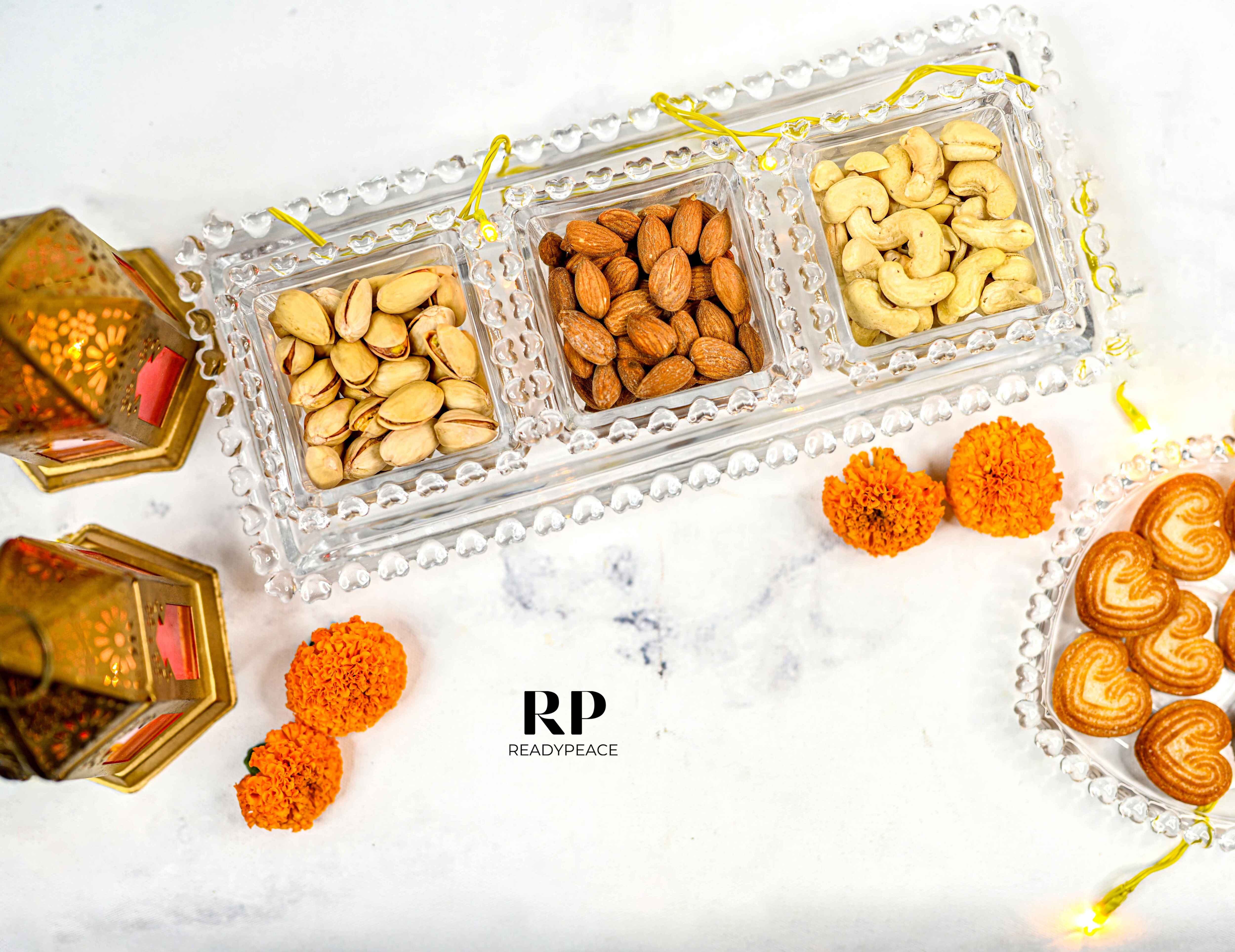 Adore Heart 4 Pcs Serving Set