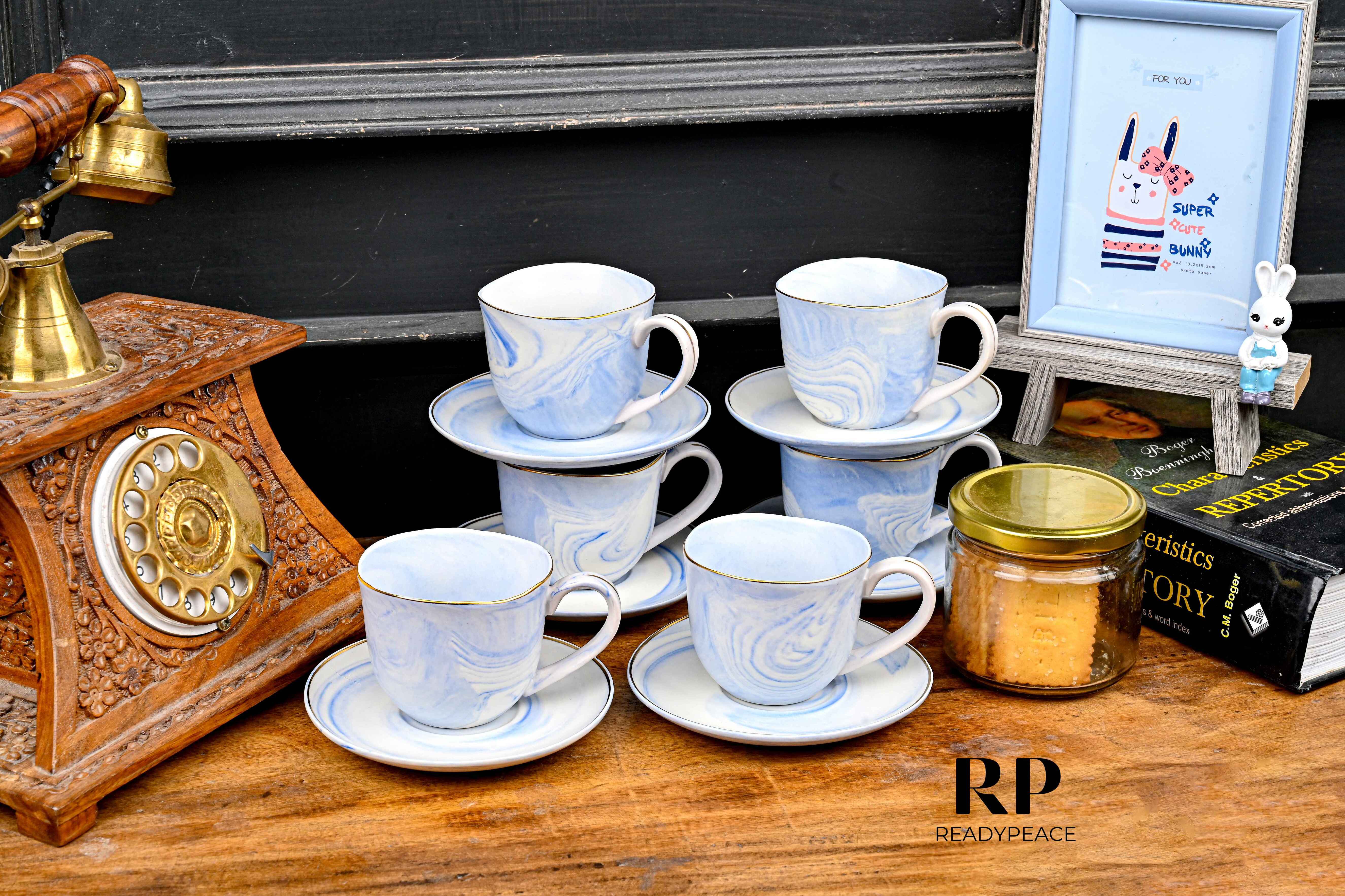 Premium Melody Cup & Saucer Set of 6