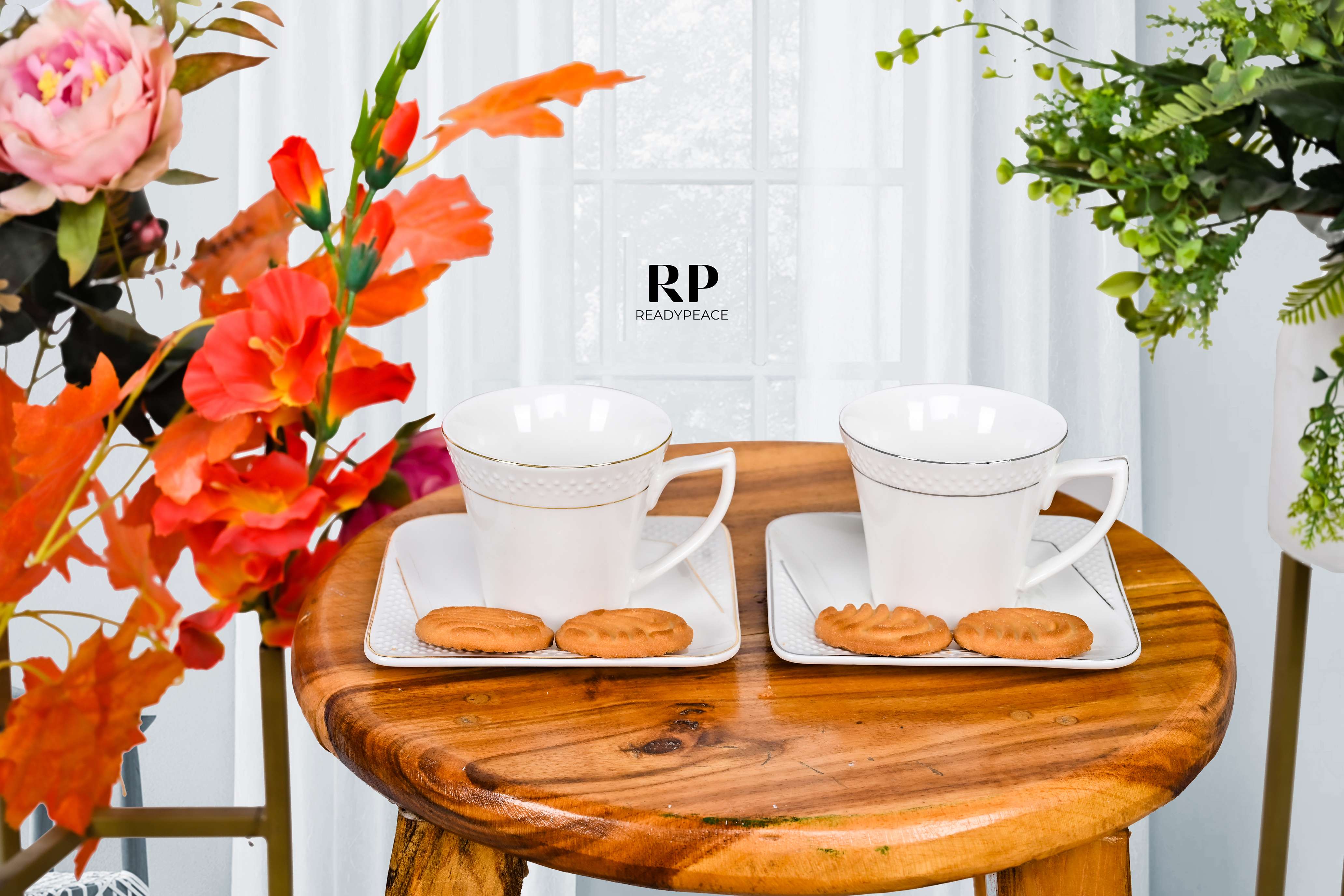 Divine Pearl Cup & Saucer Set of 6