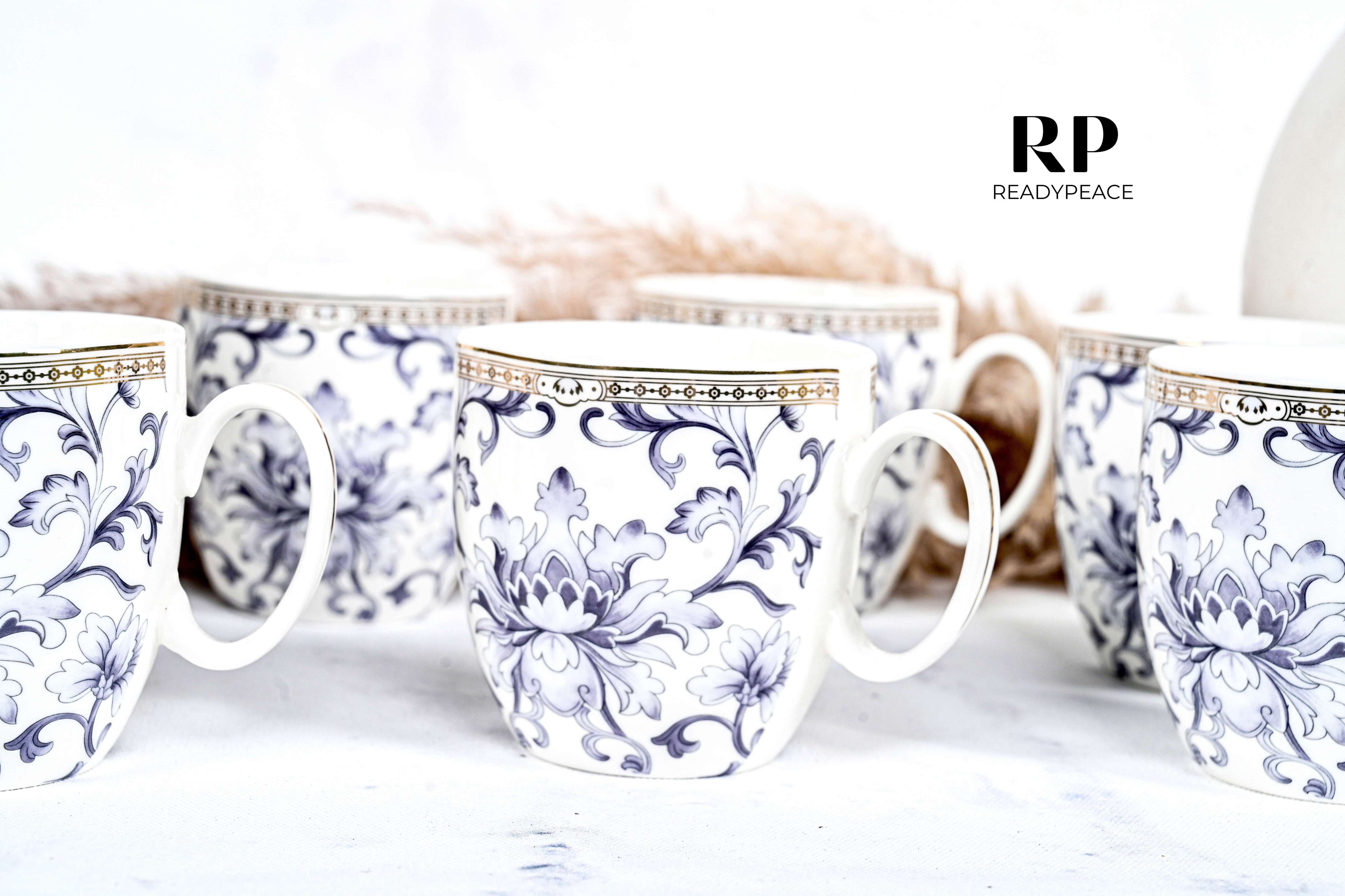 Bella Fine Bone China Mug (Set of 6)