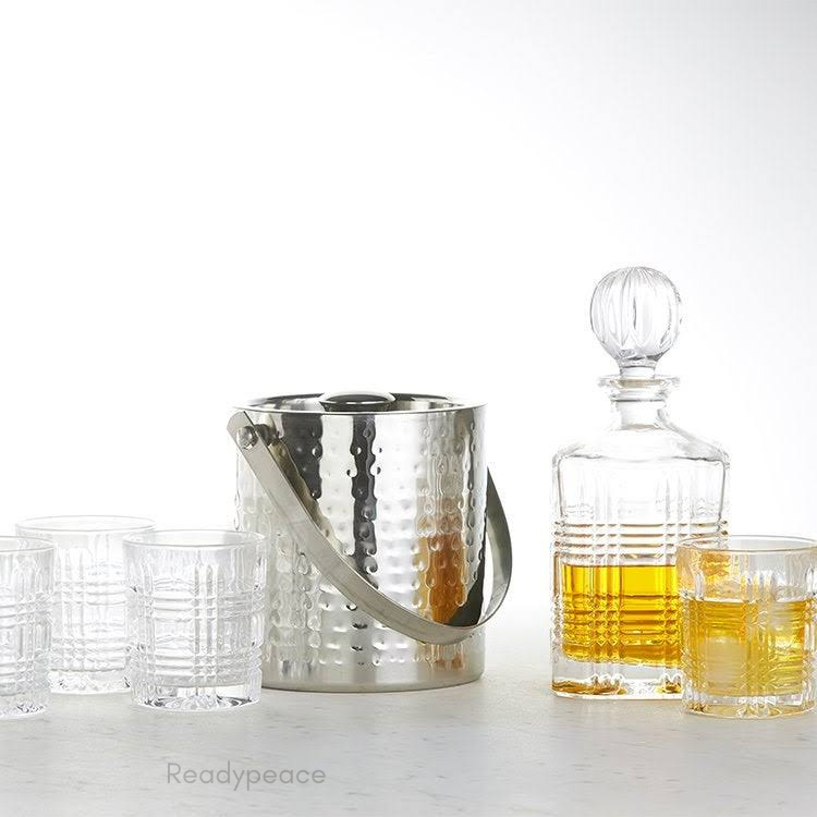 Emperor Crystal 7 Pcs Decanter Set with Glasses