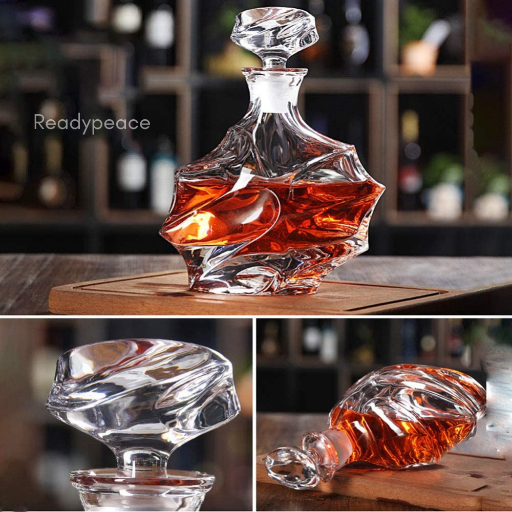 Everest 7 Pcs Crystal Decanter Set with Glasses