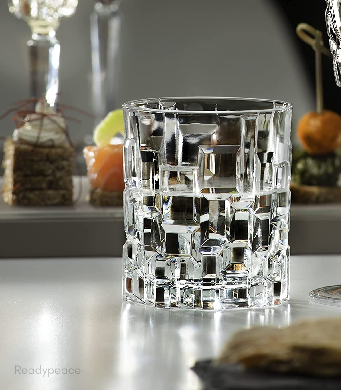 Illusive Rock Crystal Whiskey Glasses