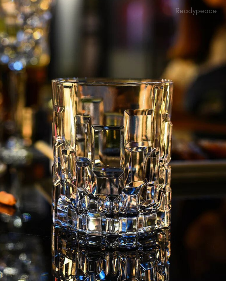Illusive Rock Crystal Whiskey Glasses