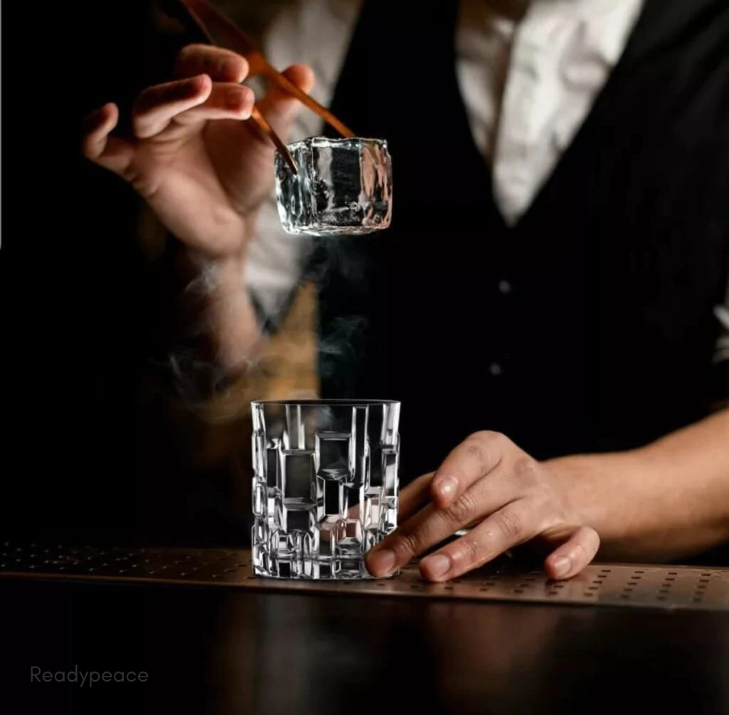 Illusive Rock Crystal Whiskey Glasses