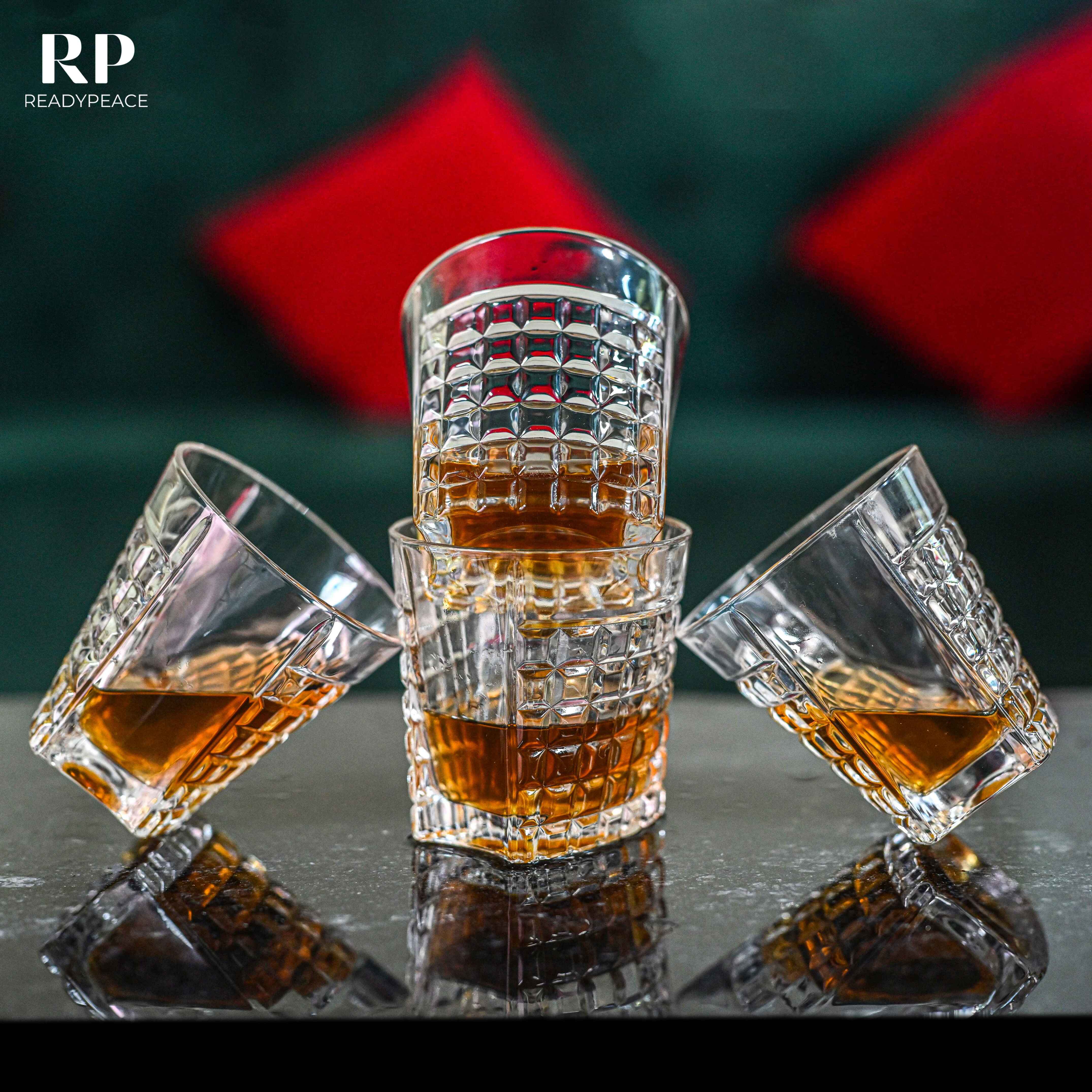 Ultra Lavish Crystal Whiskey Glass (Set of 6)