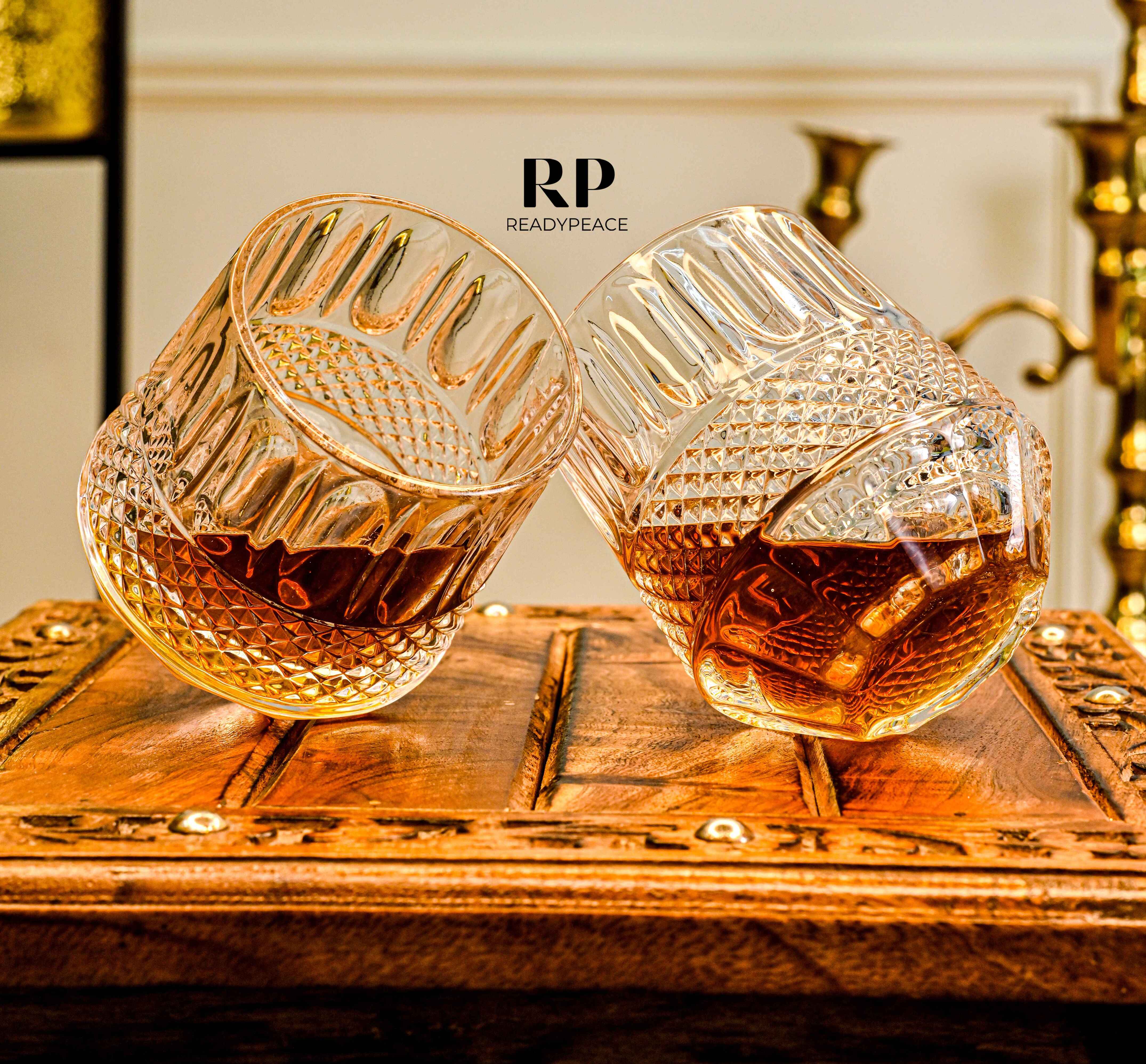 Oscar Crystal Whiskey Glasses (Set of 6)