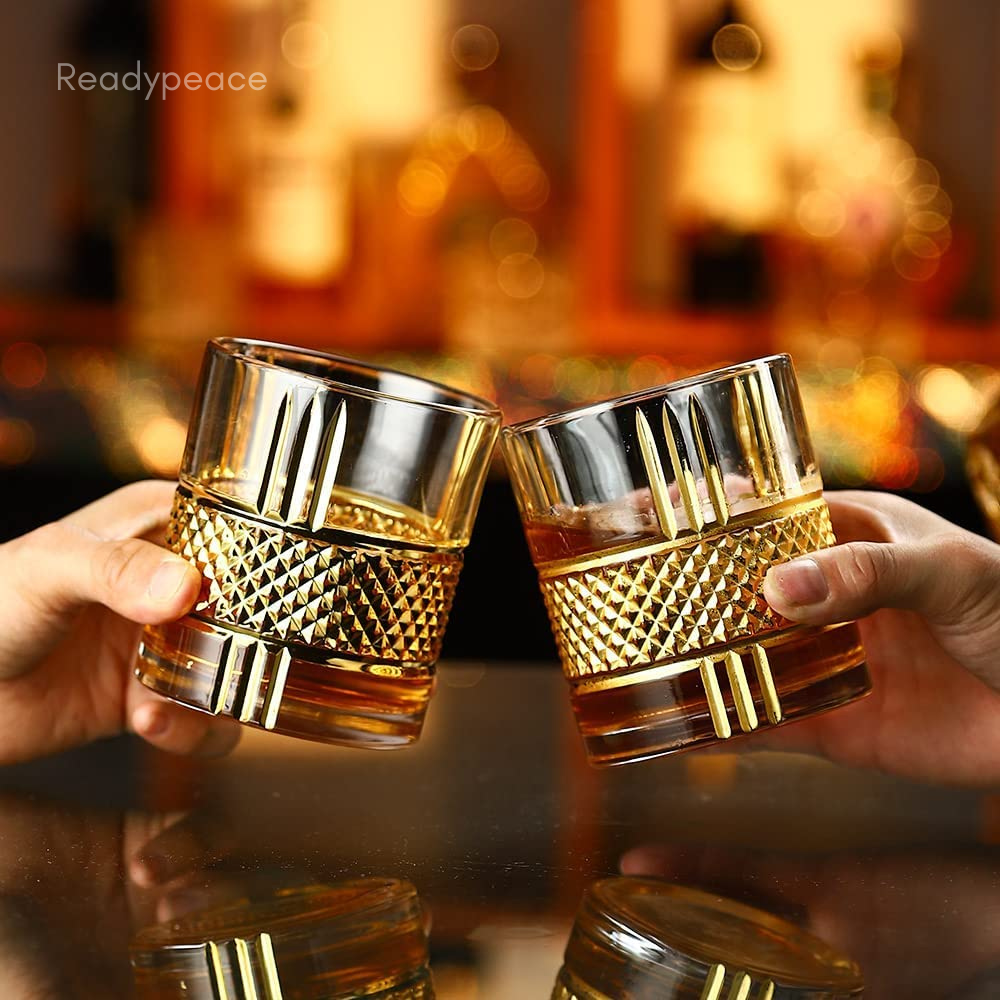 Pacific Royal 7 Pcs Crystal Decanter Set with Glasses