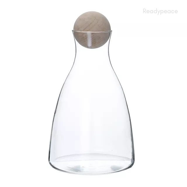 Aqua 7 Pcs Pitcher & Glasses Set with Log Ball Stopper