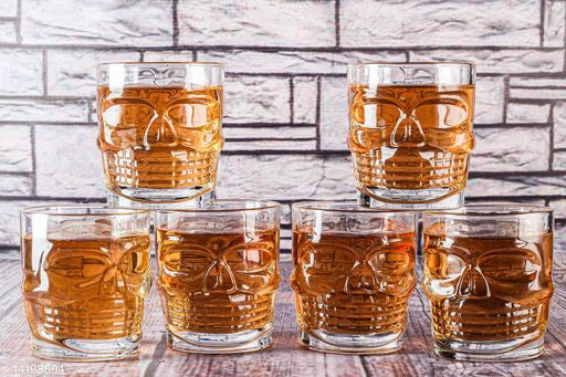 Skull Whiskey Glass