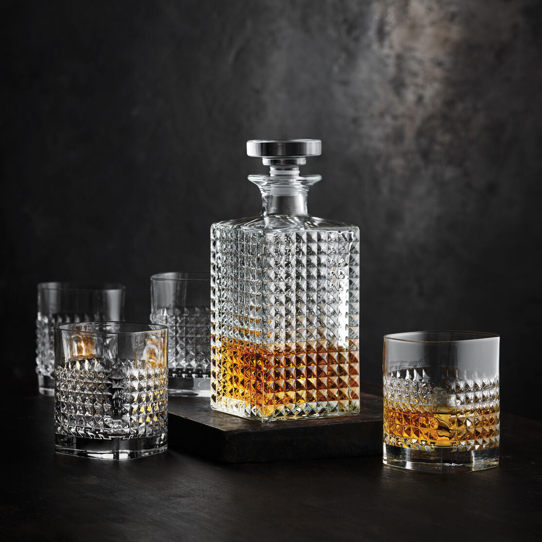 INTENSO Elixir Crystal Whisky 5 pcs decanter set