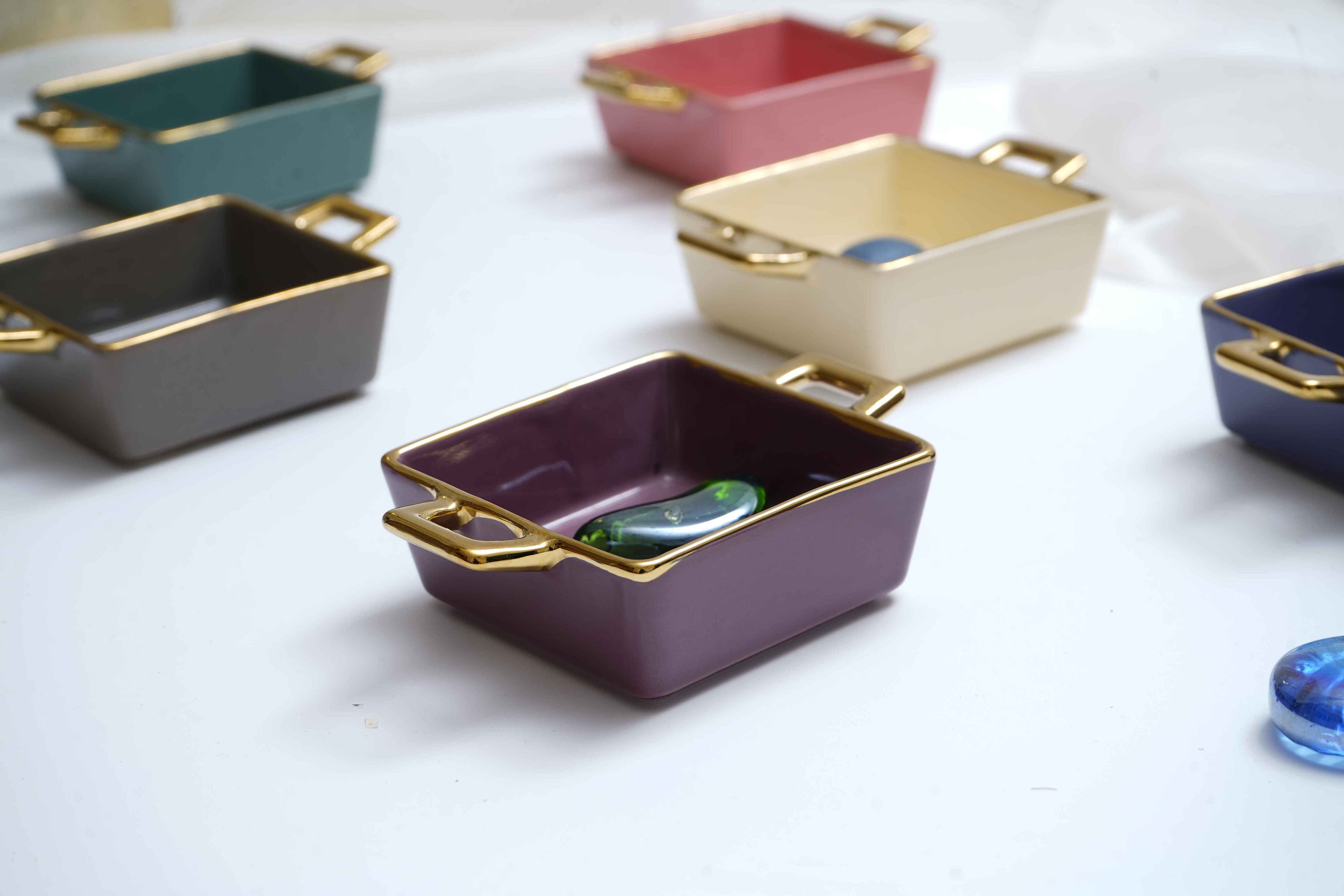 Prism Gold Plated Mini Bytes Serving Set