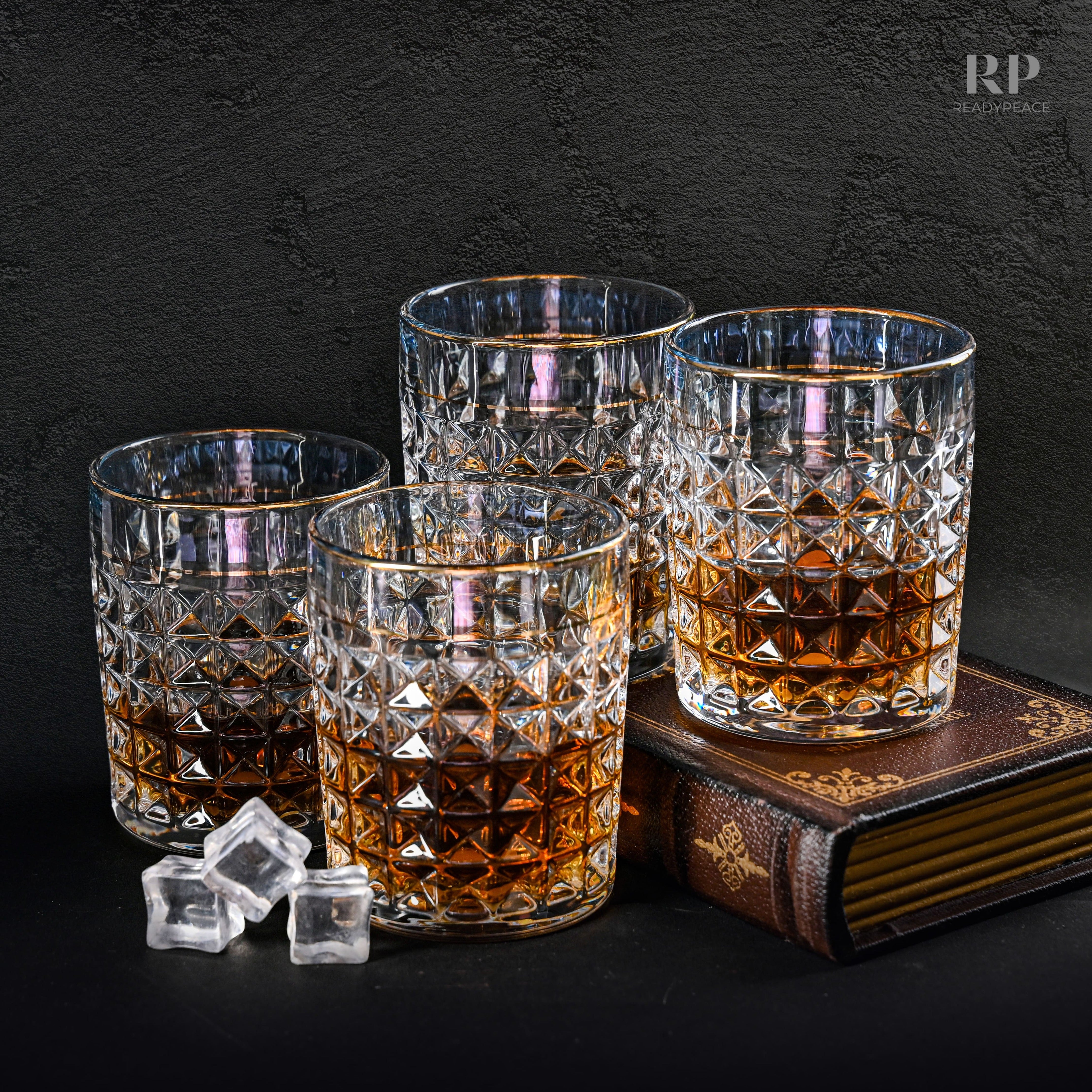 Titan Diamond Crystal Whiskey Glass (Set of 6)