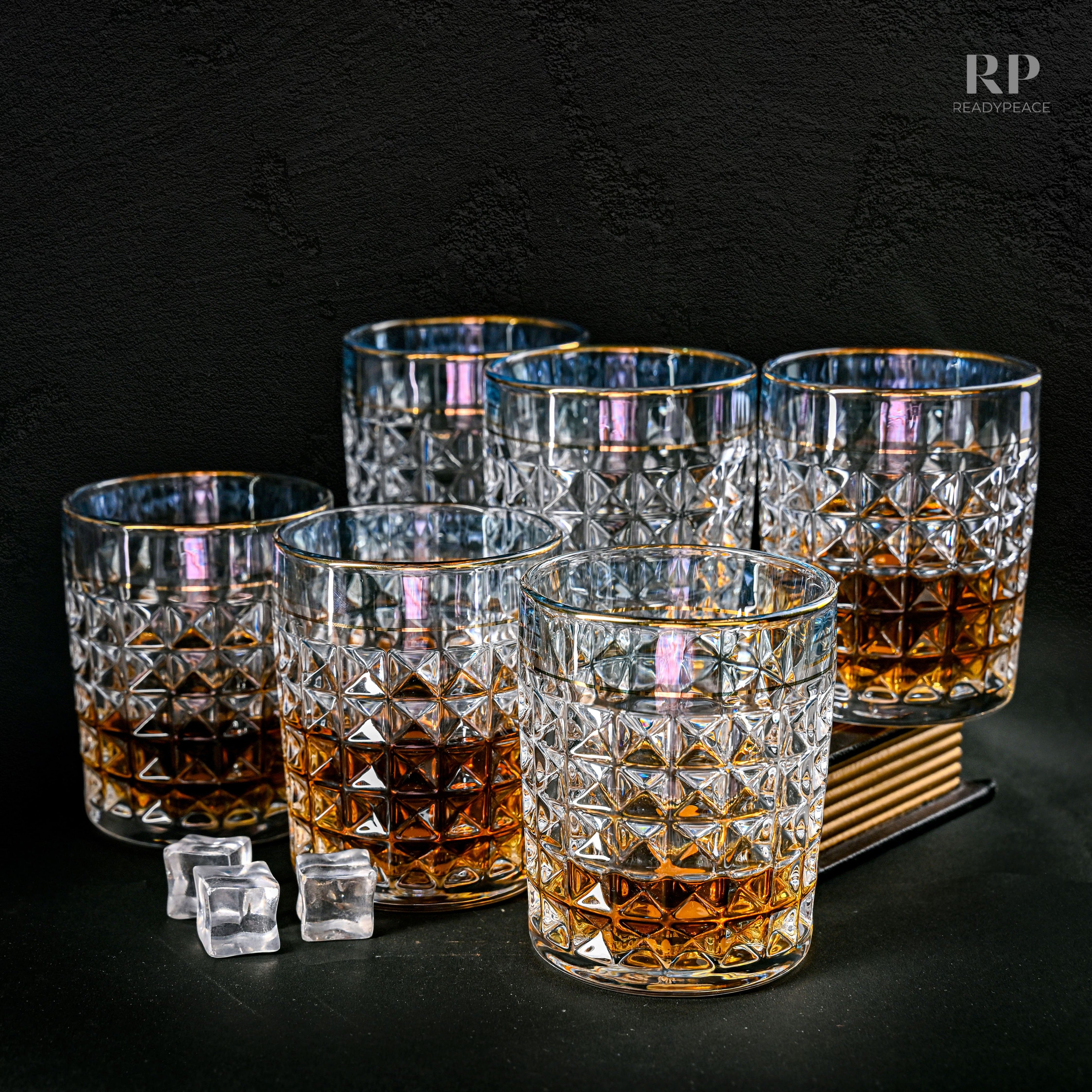 Titan Diamond Crystal Whiskey Glass (Set of 6)