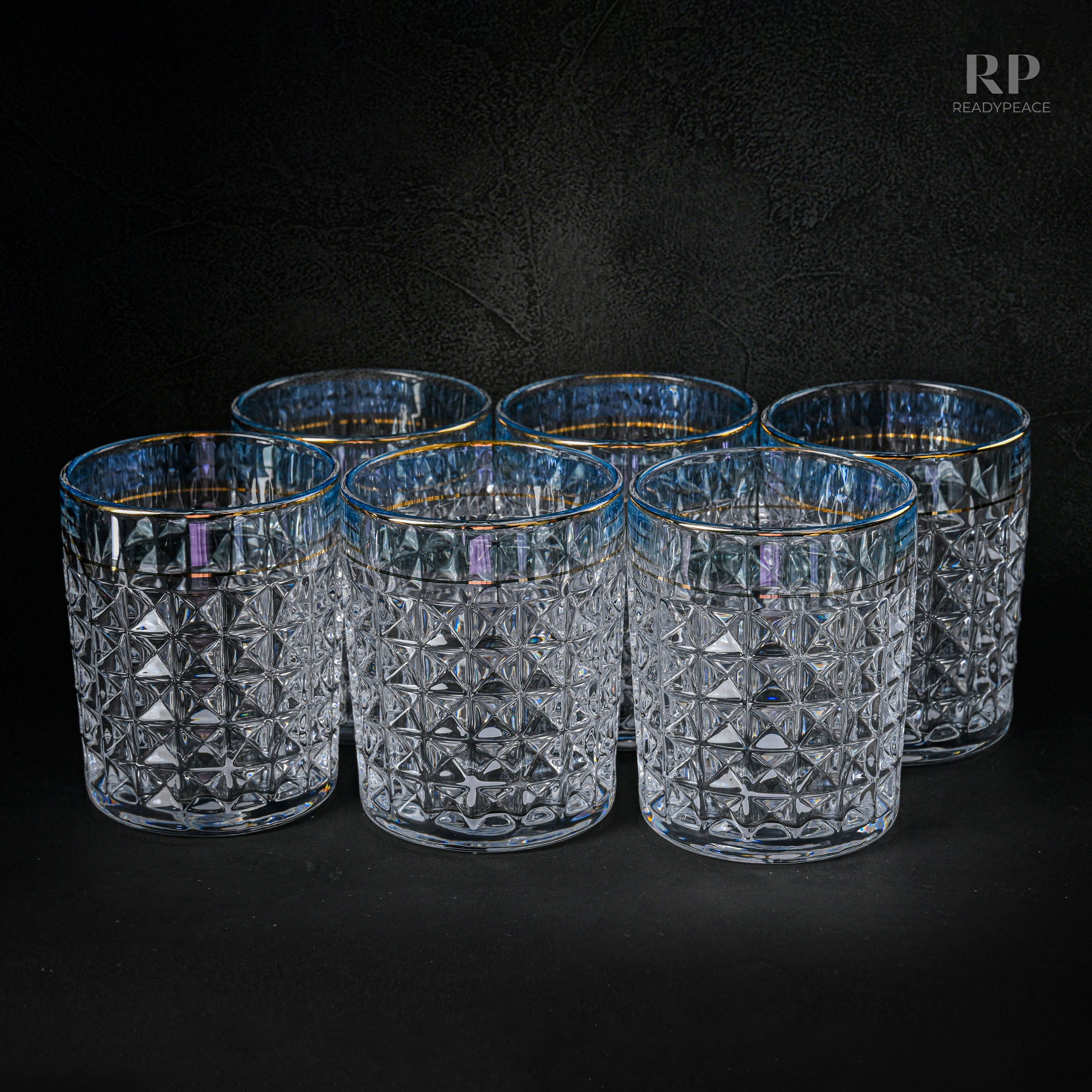 Titan Diamond Crystal Whiskey Glass (Set of 6)