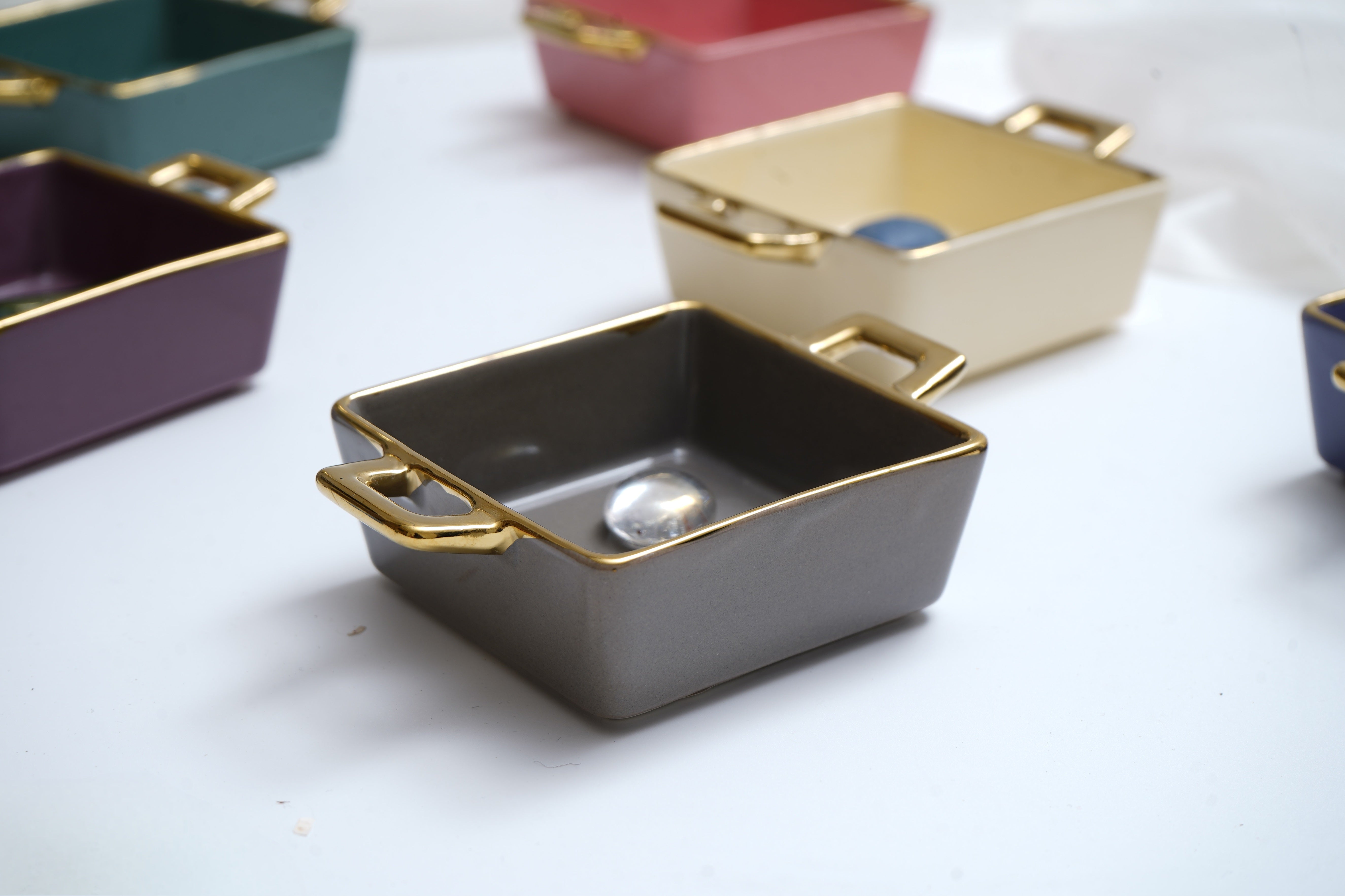 Prism Gold Plated Mini Bytes Serving Set