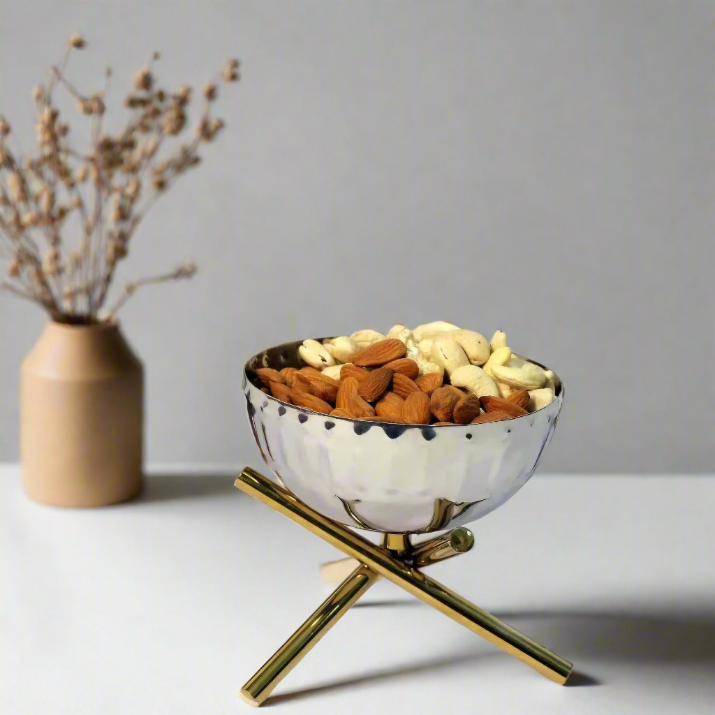 Amara Cross Leg Stainless Steel Bowl
