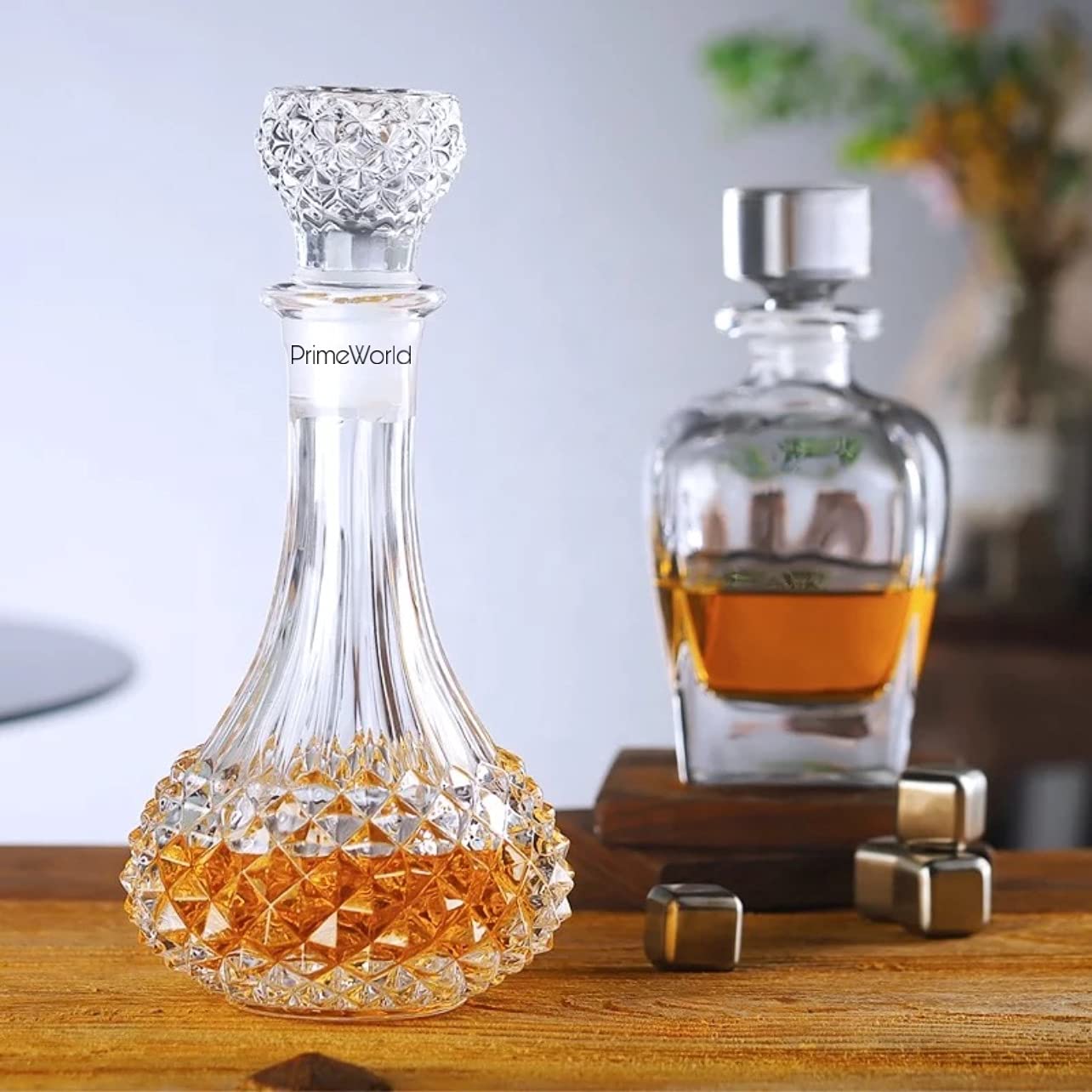 European Long Champ Crystal Decanter