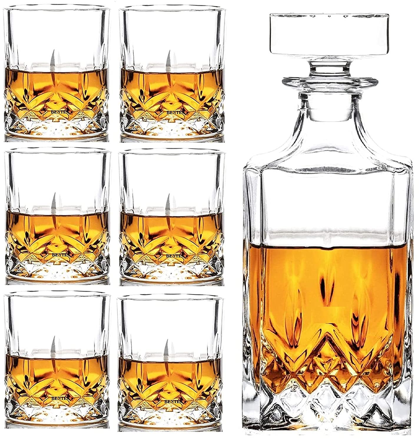 Opera 7Pcs Decanter Set with Glass