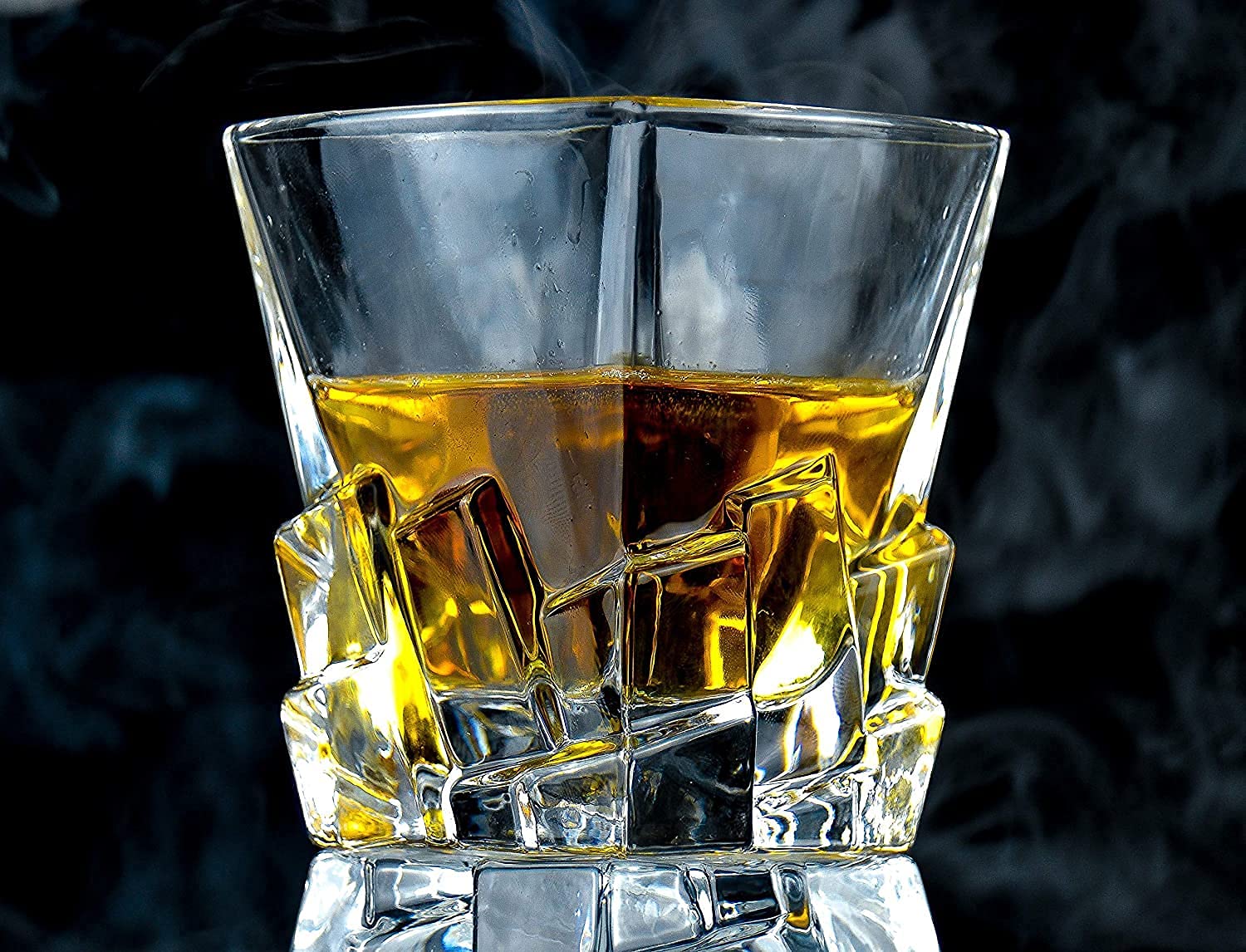 Iris Rock Whiskey Glass