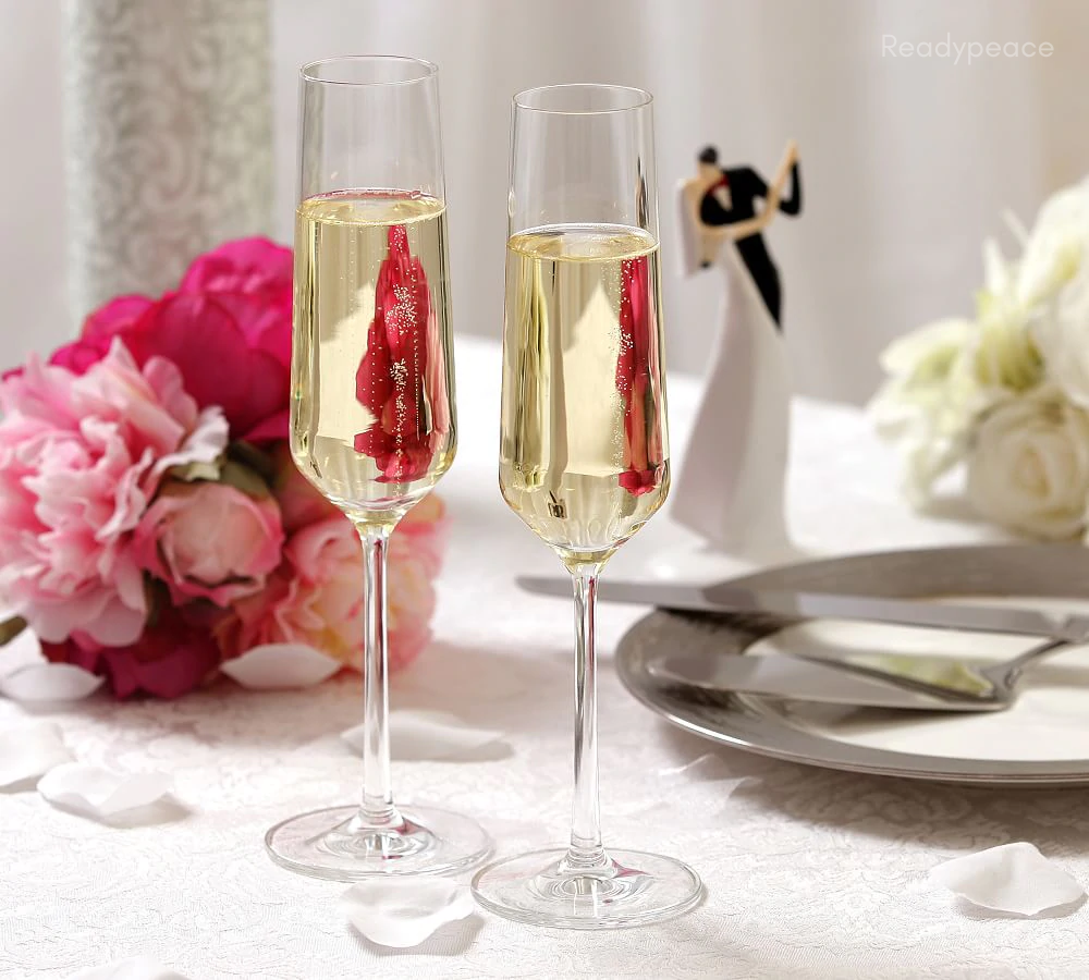 Champagne Flute Crystal Glasses