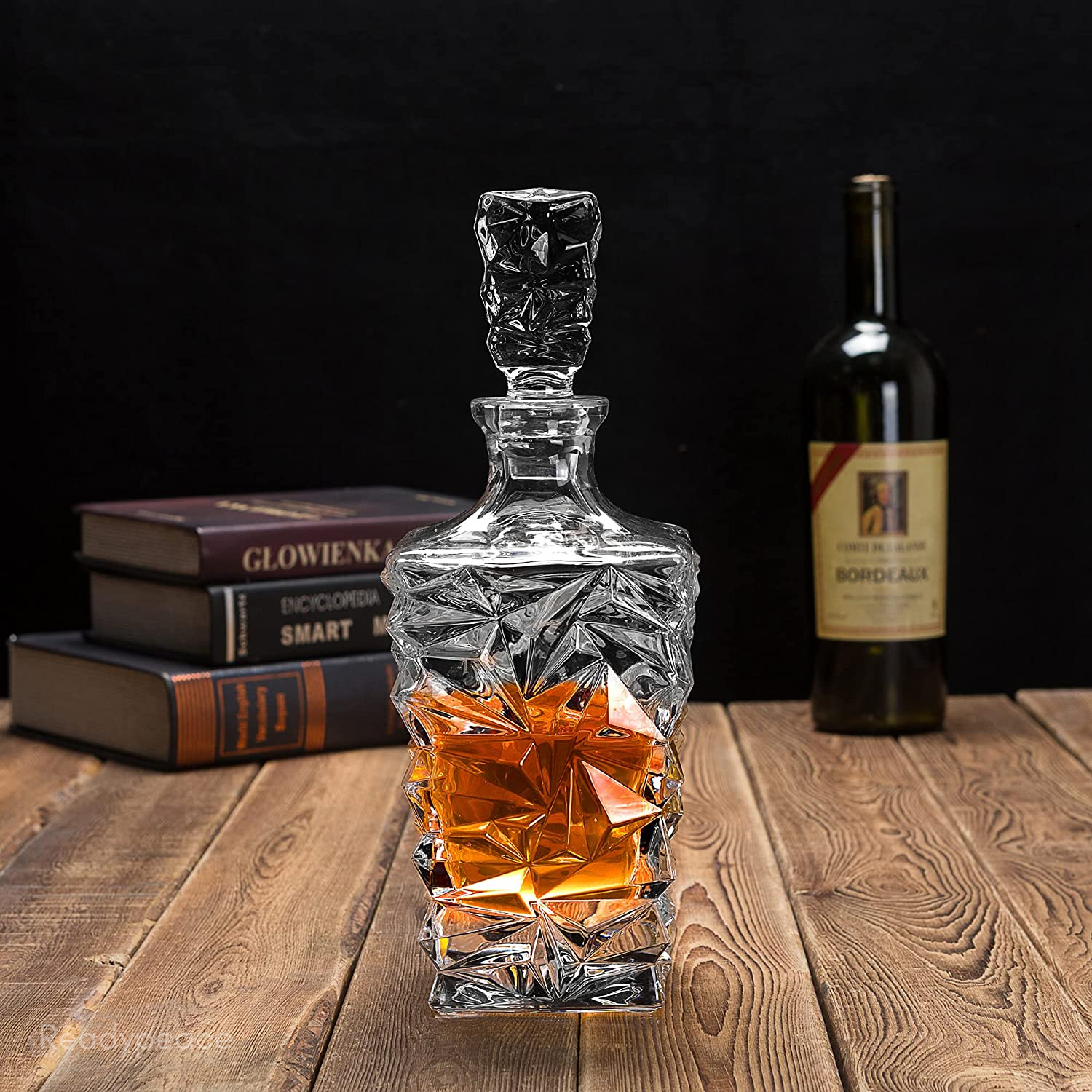 Diamond Whiskey Crystal Decanter