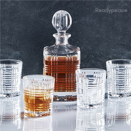 Emperor Crystal 7 Pcs Decanter Set with Glasses