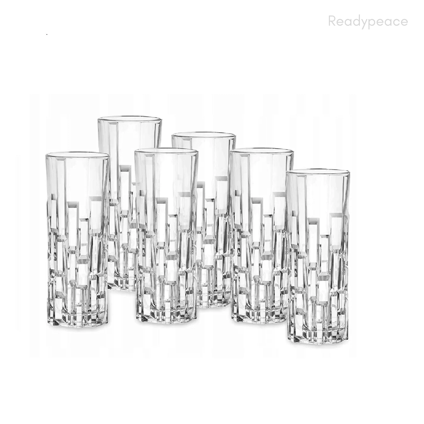 Illusive Water & Juice Tall Glasses (Set of 6)