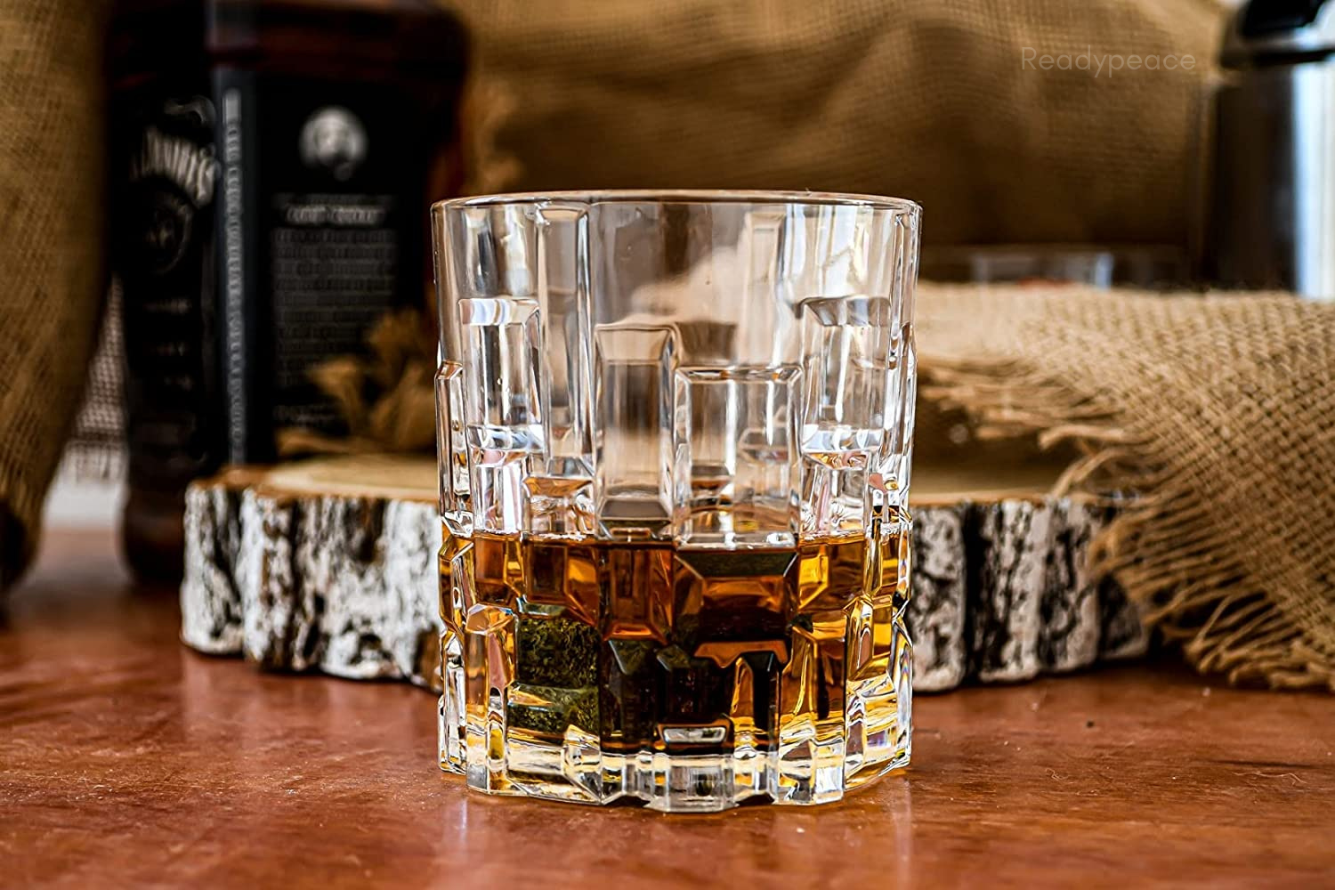 Illusive Rock Crystal Whiskey Glasses