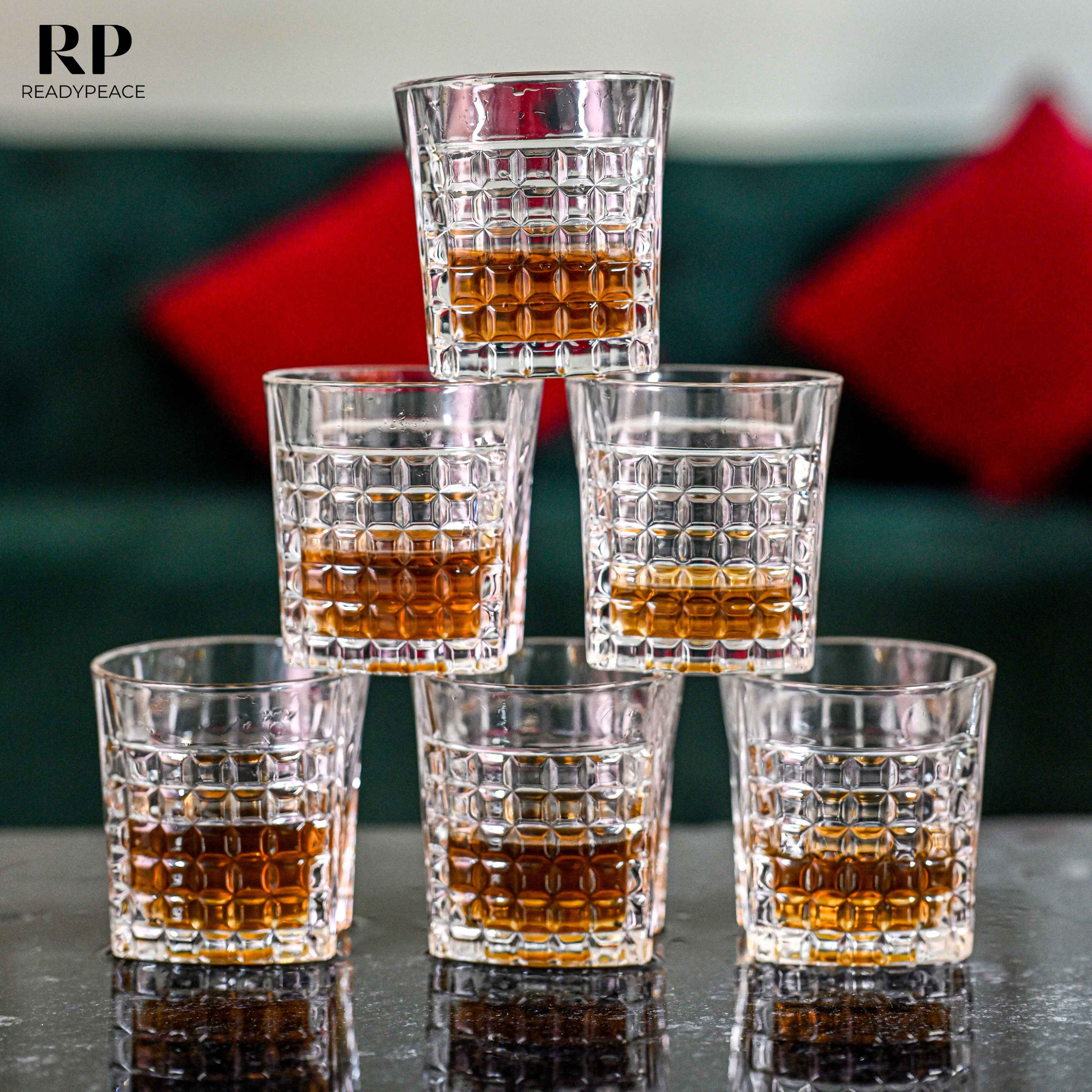 Ultra Lavish Crystal Whiskey Glass (Set of 6)