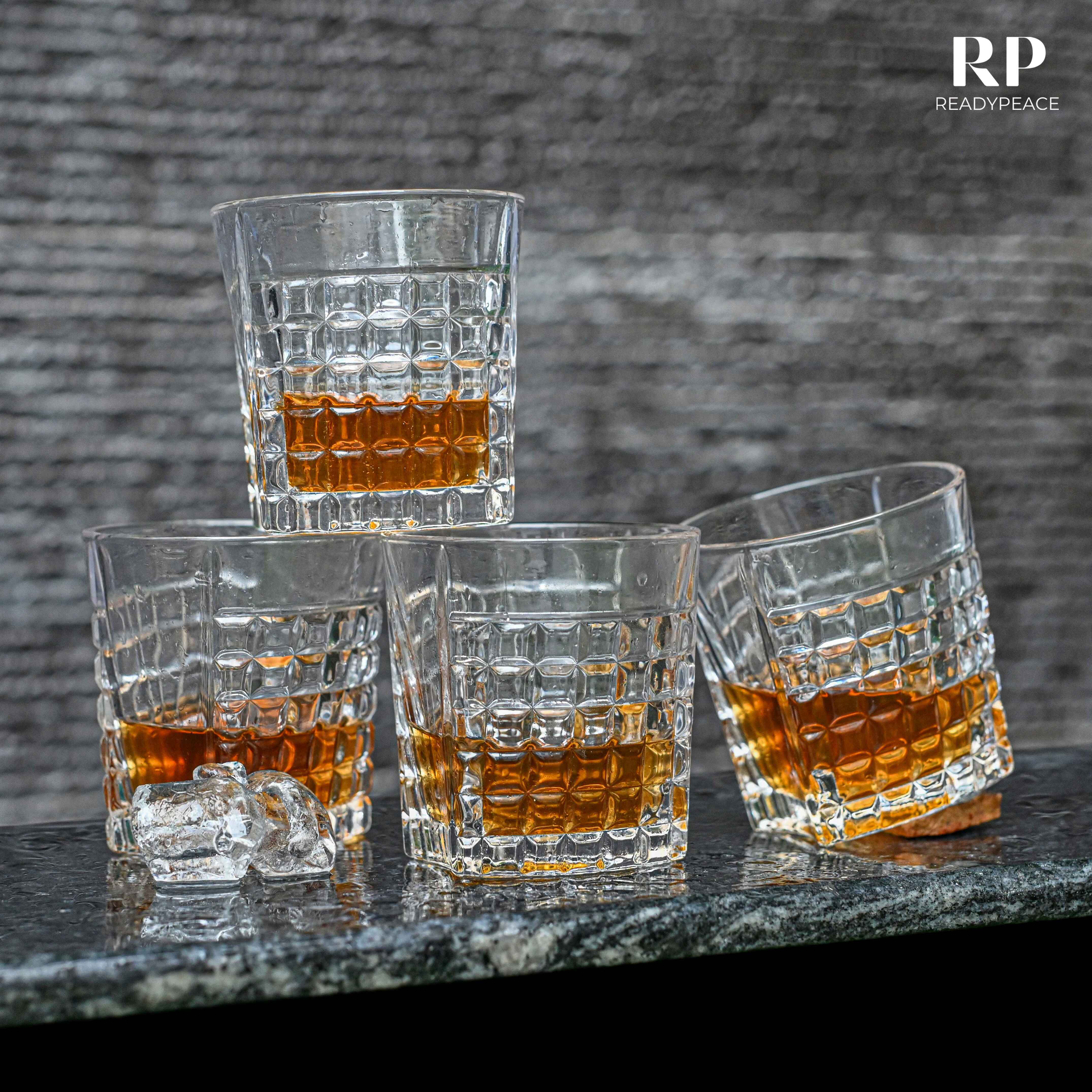 Ultra Lavish Crystal Whiskey Glass (Set of 6)