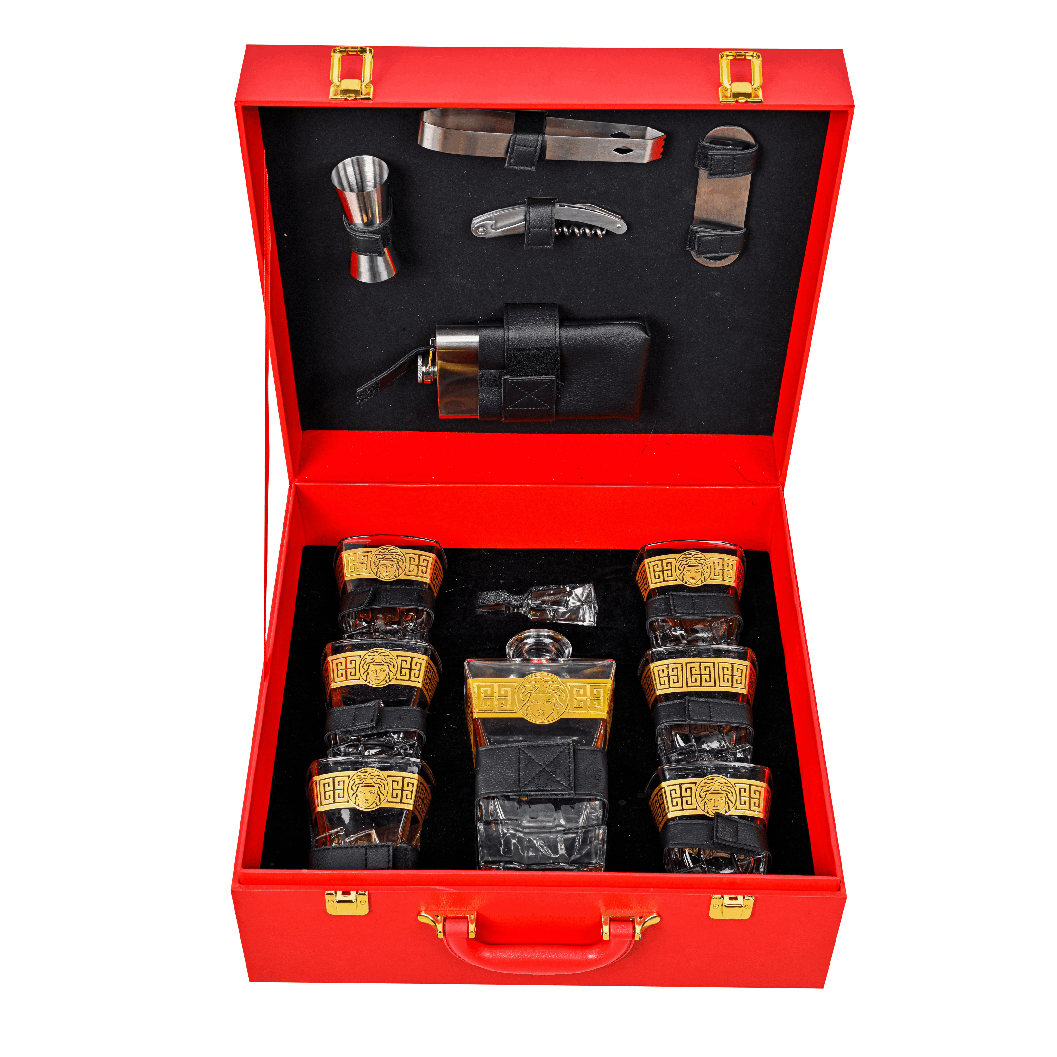 Iris Gold Plated Versace Bar Case (Set of 12)